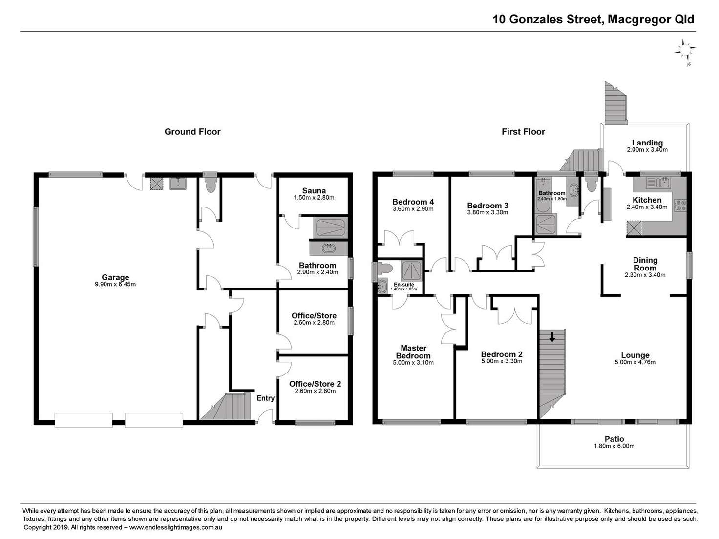 Floorplan of Homely house listing, 10 Gonzales Street, Macgregor QLD 4109