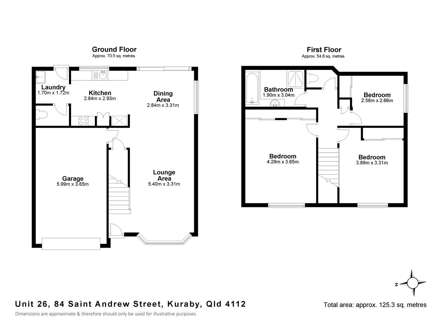 Floorplan of Homely townhouse listing, 26/84 St Andrew Street, Kuraby QLD 4112