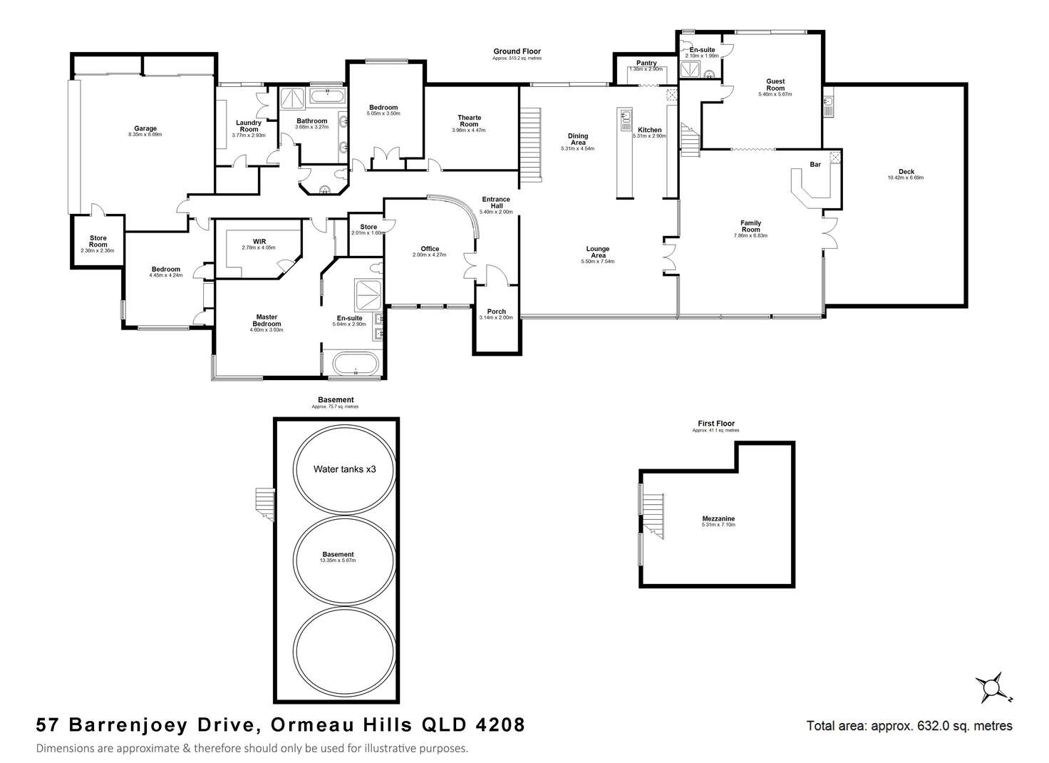 Floorplan of Homely house listing, 57 Barrenjoey Drive, Ormeau Hills QLD 4208