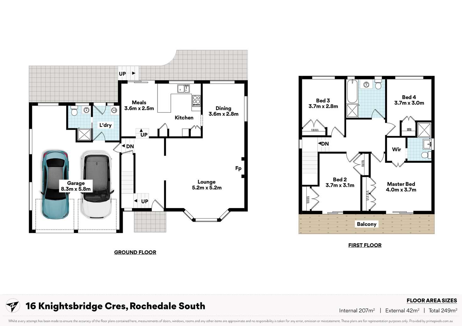 Floorplan of Homely house listing, 16 Knightsbridge Crescent, Rochedale South QLD 4123