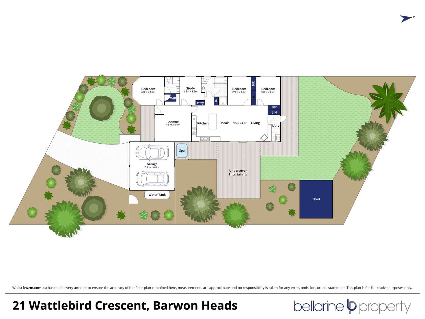 Floorplan of Homely house listing, 21 Wattlebird Crescent, Barwon Heads VIC 3227