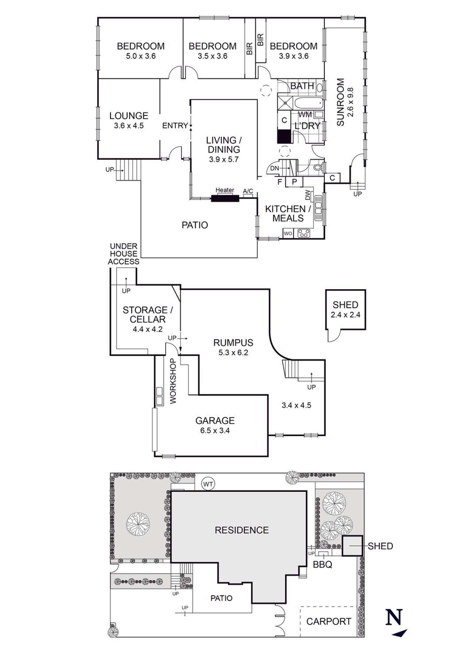 Floorplan of Homely house listing, 33 Grange Road, Airport West VIC 3042