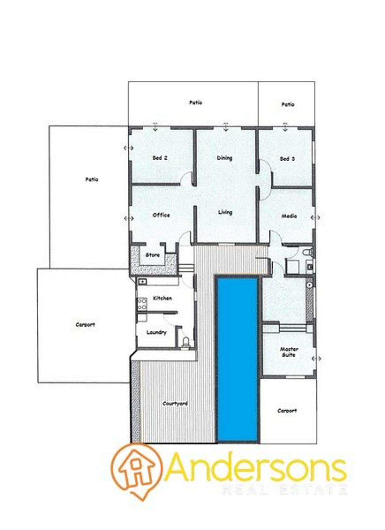 Floorplan of Homely house listing, 2062 Tully Mission Beach Road, Wongaling Beach QLD 4852