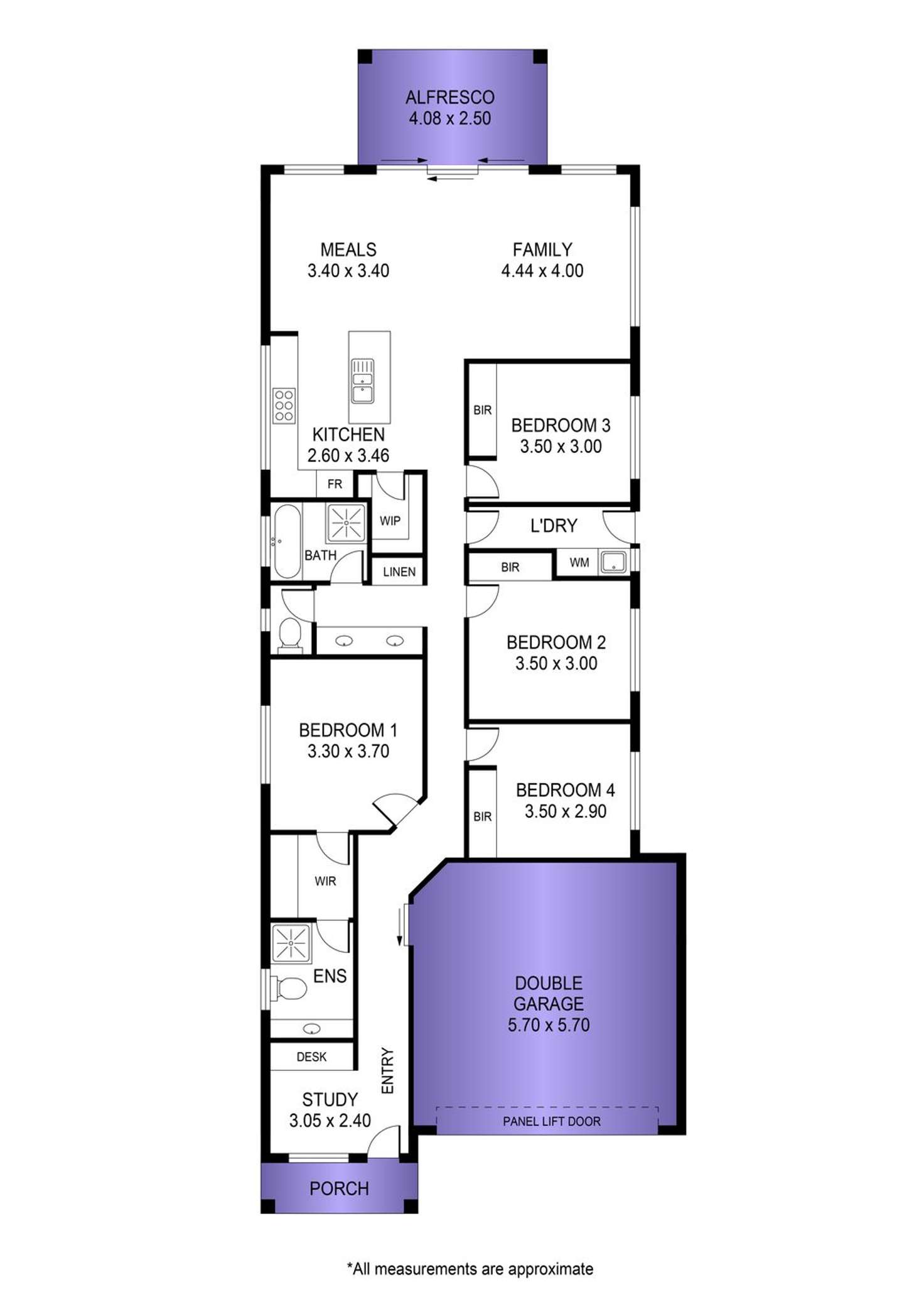 Floorplan of Homely house listing, 33A, 33B & 33C Bransby Avenue, North Plympton SA 5037