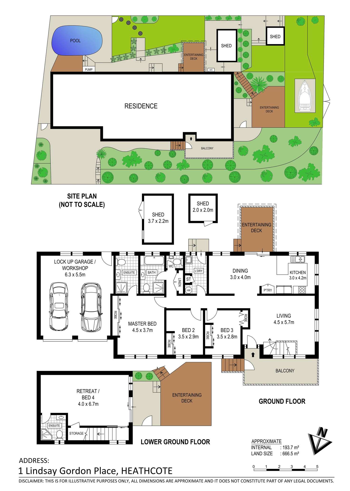 Floorplan of Homely house listing, 1 Lindsay Gordon Place, Heathcote NSW 2233