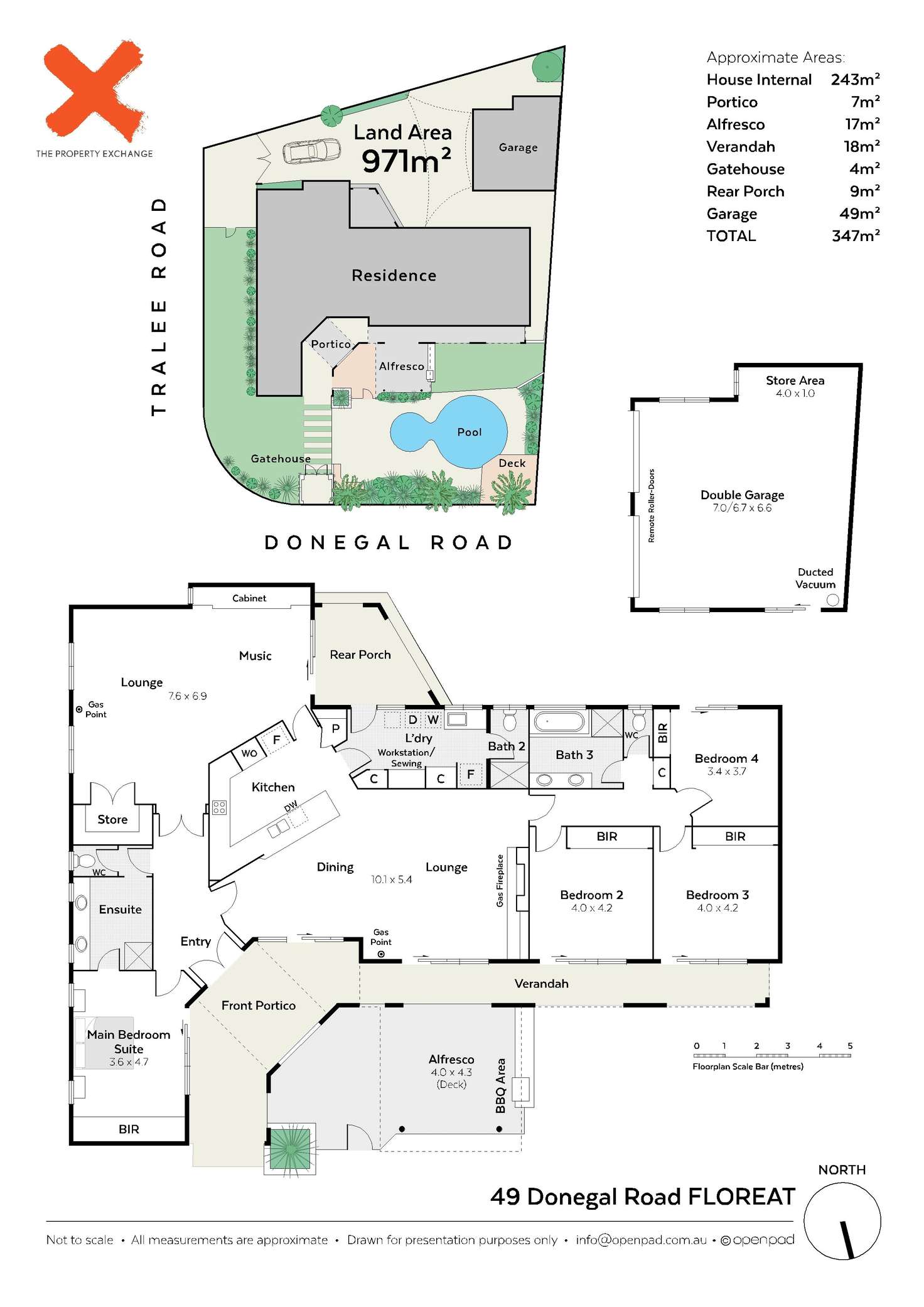 Floorplan of Homely house listing, 49 Donegal Road, Floreat WA 6014