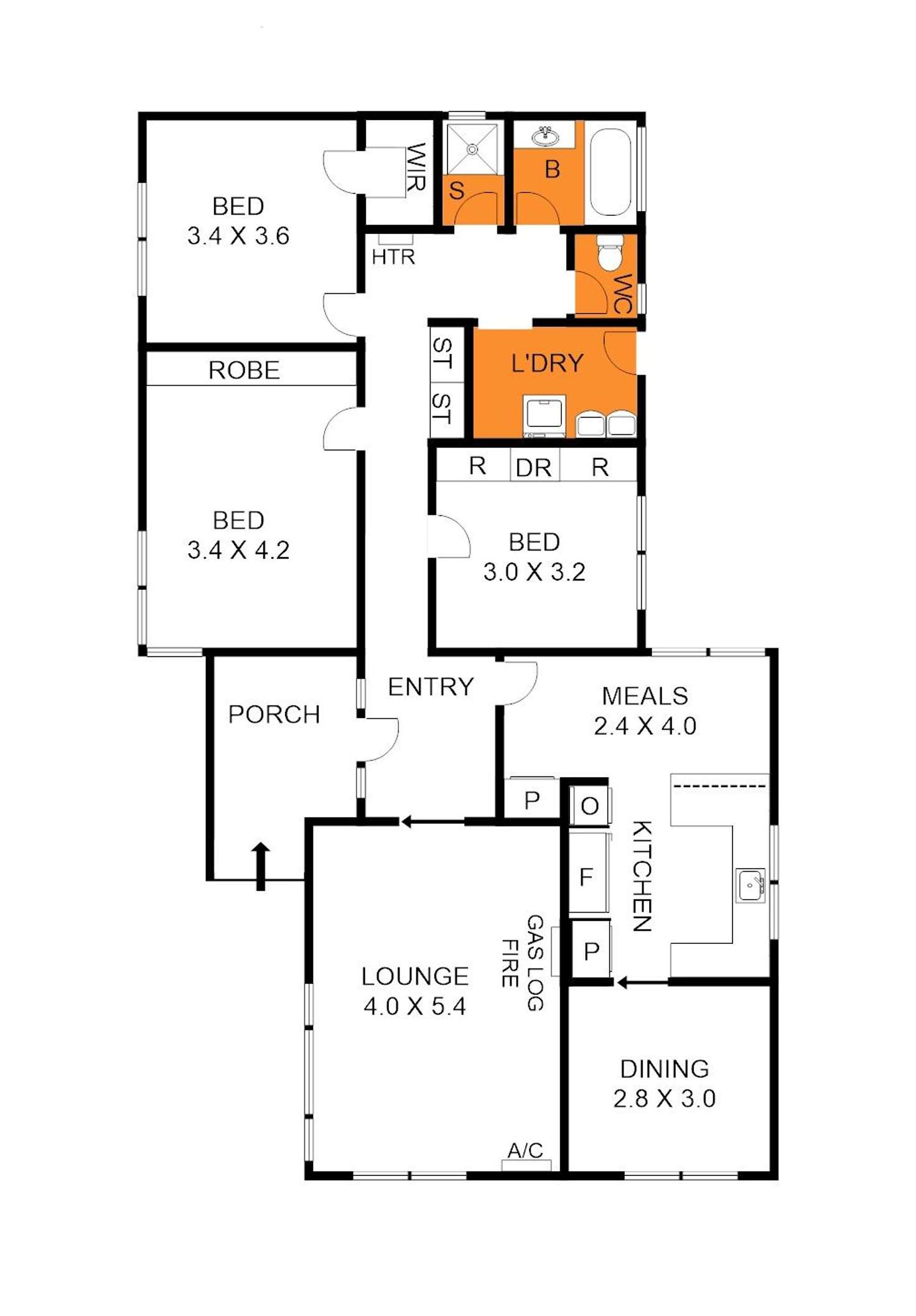 Floorplan of Homely house listing, 28 Beltana St, Grovedale VIC 3216