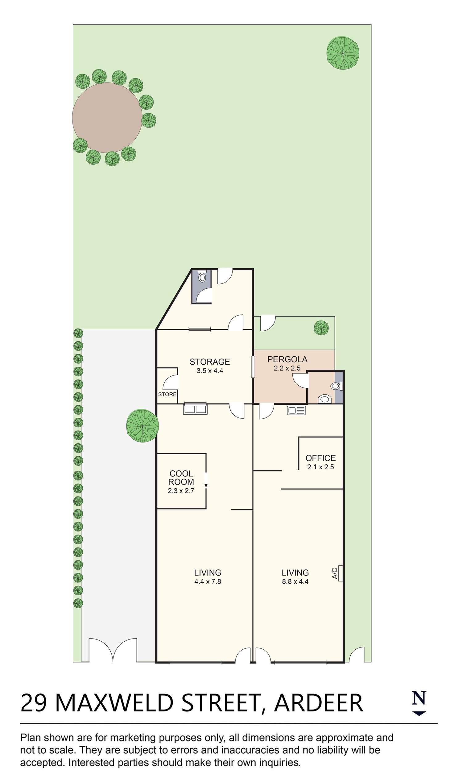 Floorplan of Homely other listing, 29A & B Maxweld Street, Ardeer VIC 3022