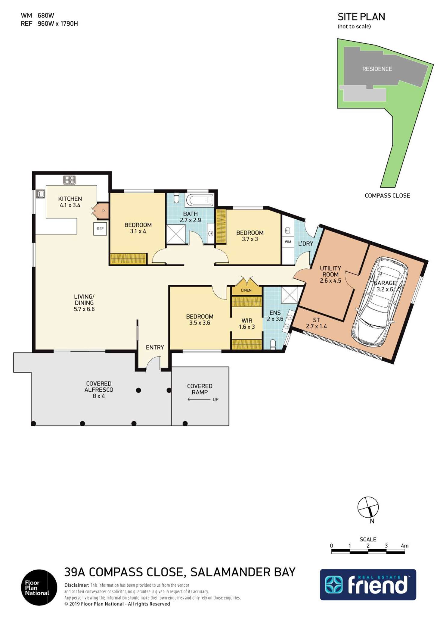 Floorplan of Homely house listing, 39A Compass Close, Salamander Bay NSW 2317