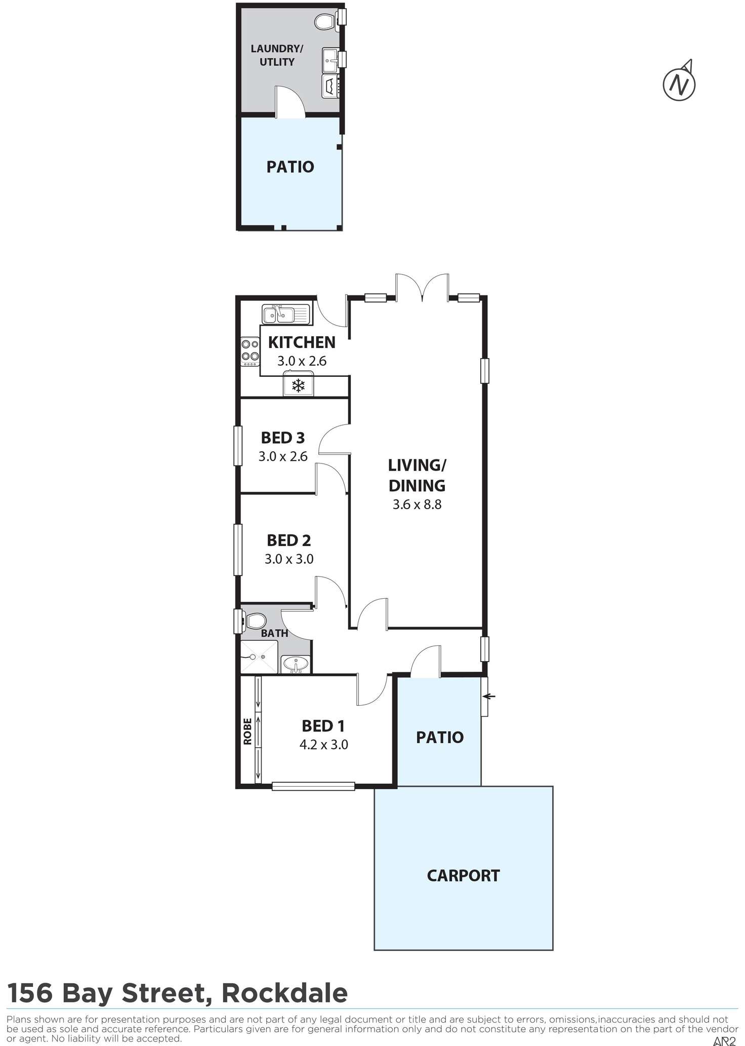 Floorplan of Homely house listing, 156 Bay Street, Rockdale NSW 2216