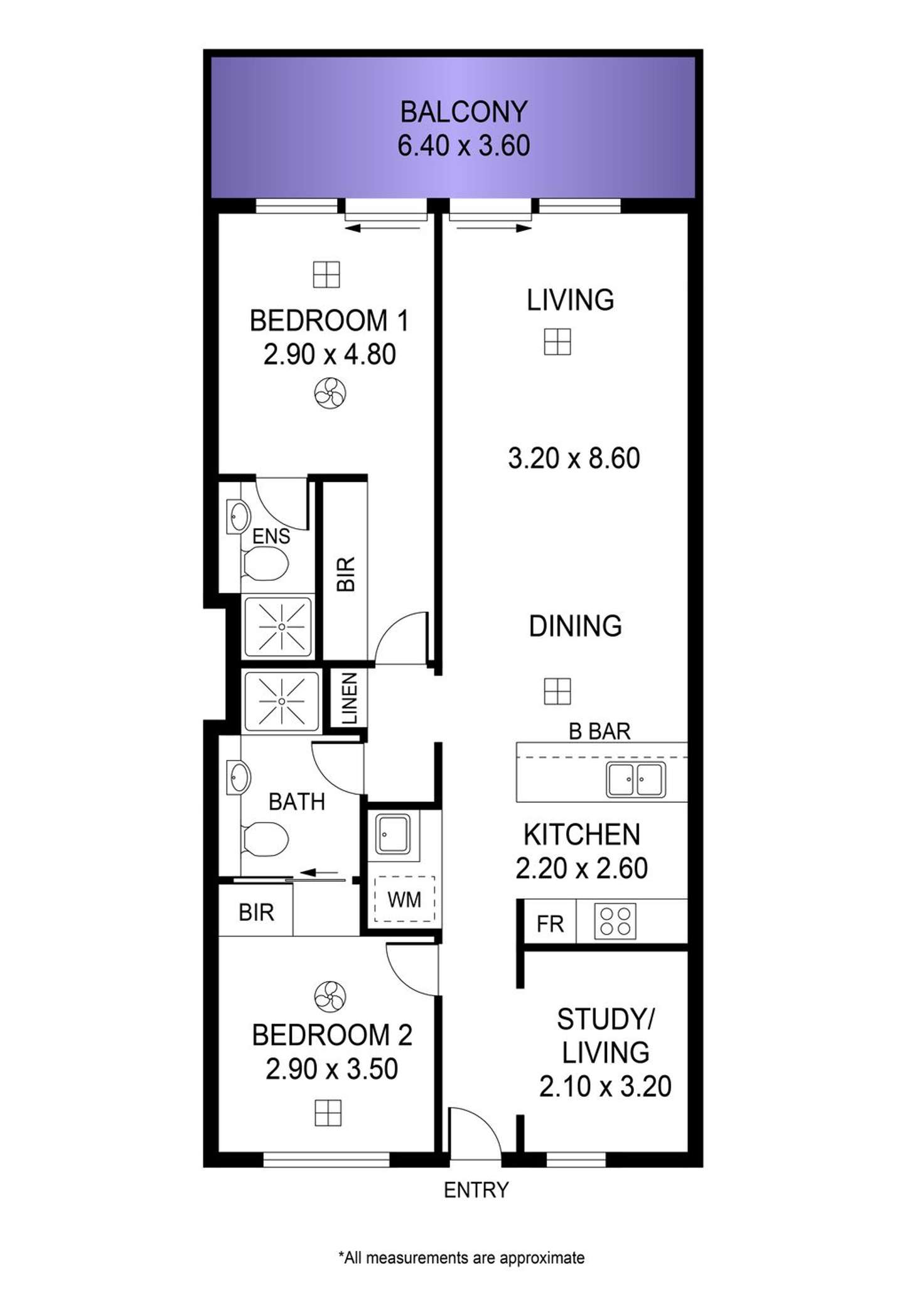 Floorplan of Homely unit listing, 411/42-48 Garden Terrace, Mawson Lakes SA 5095