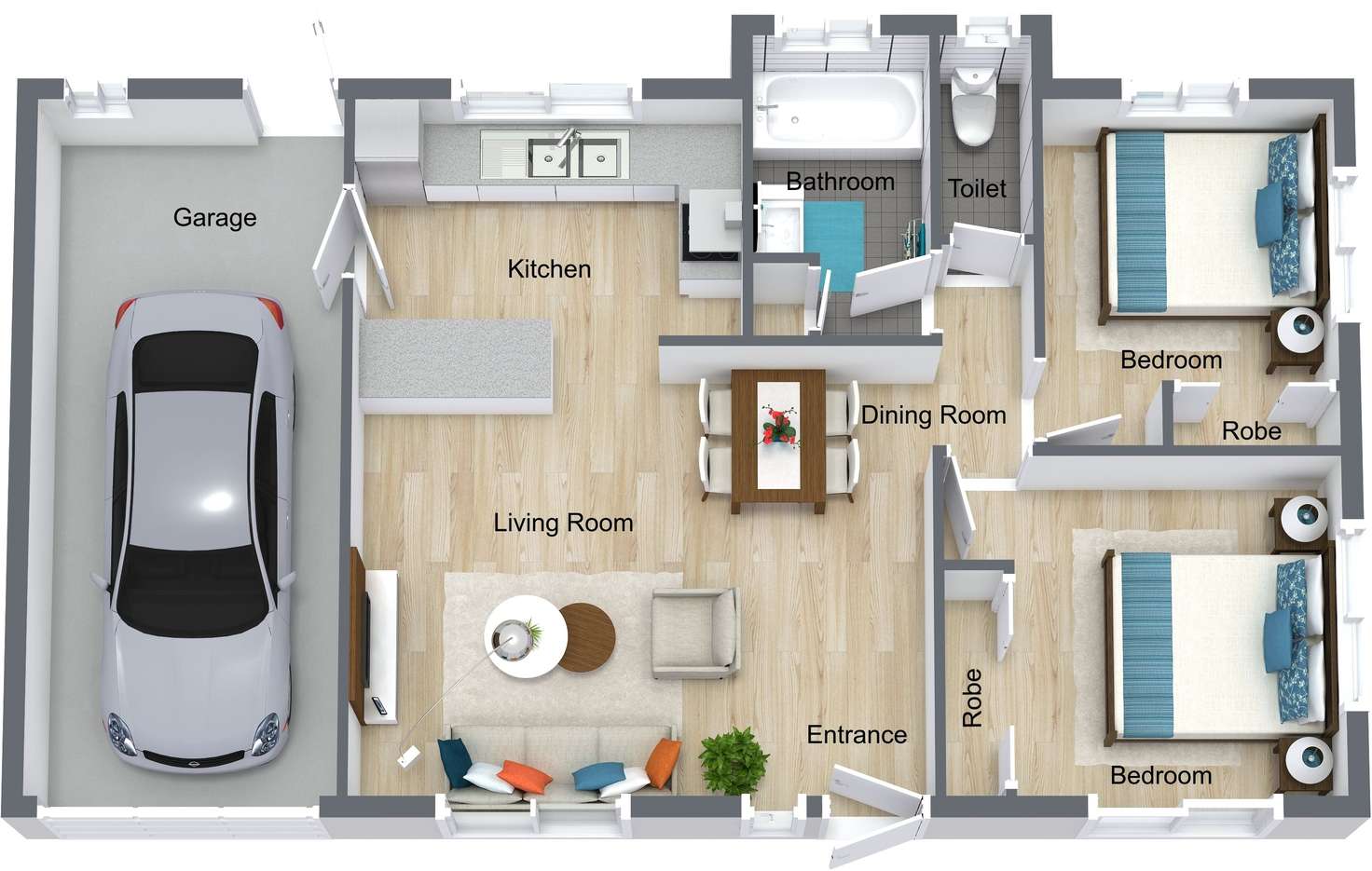 Floorplan of Homely house listing, 2/57 Barnard Drive, Mount Sheridan QLD 4868