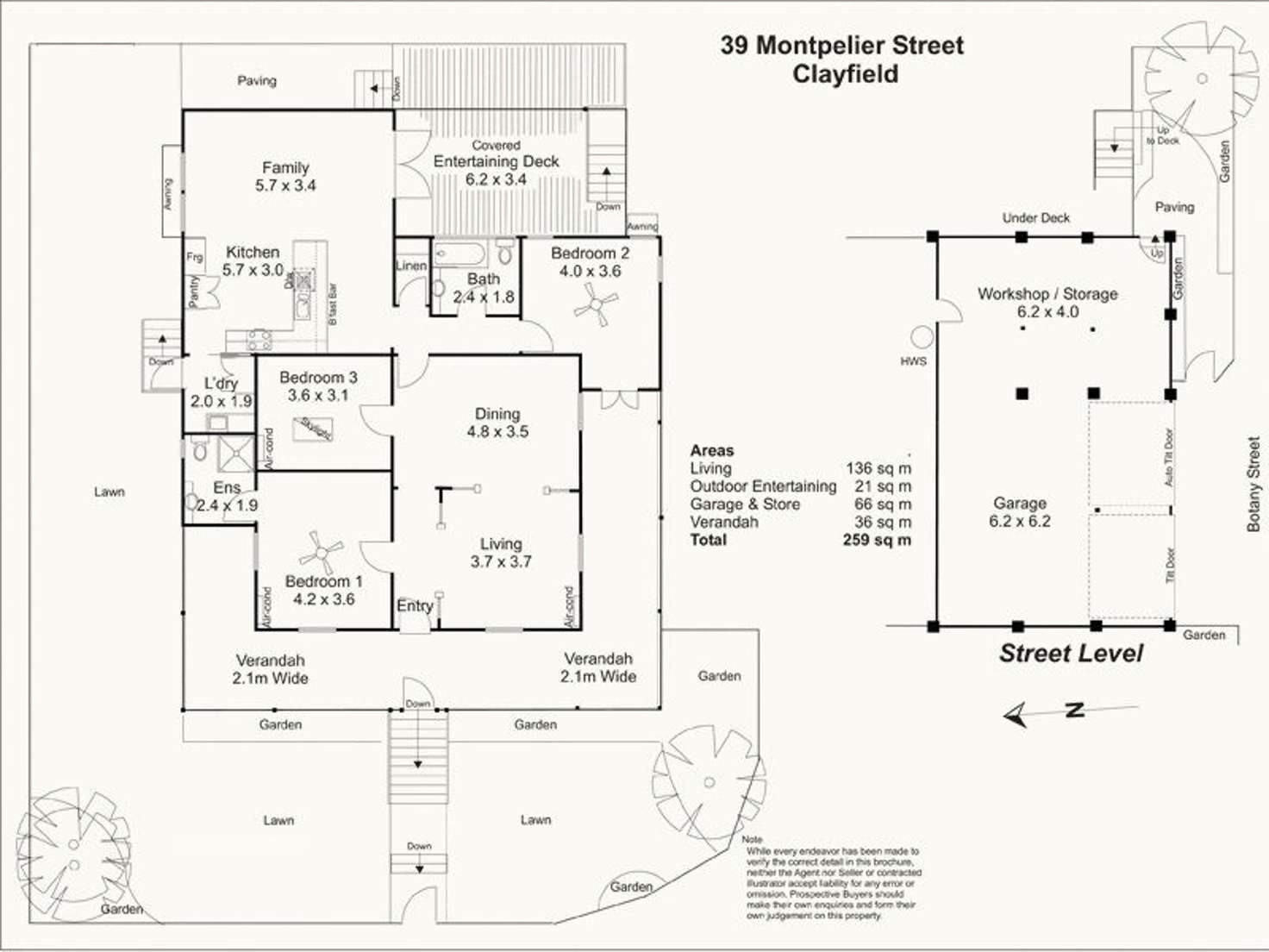Floorplan of Homely house listing, 39 Montpelier Street, Clayfield QLD 4011