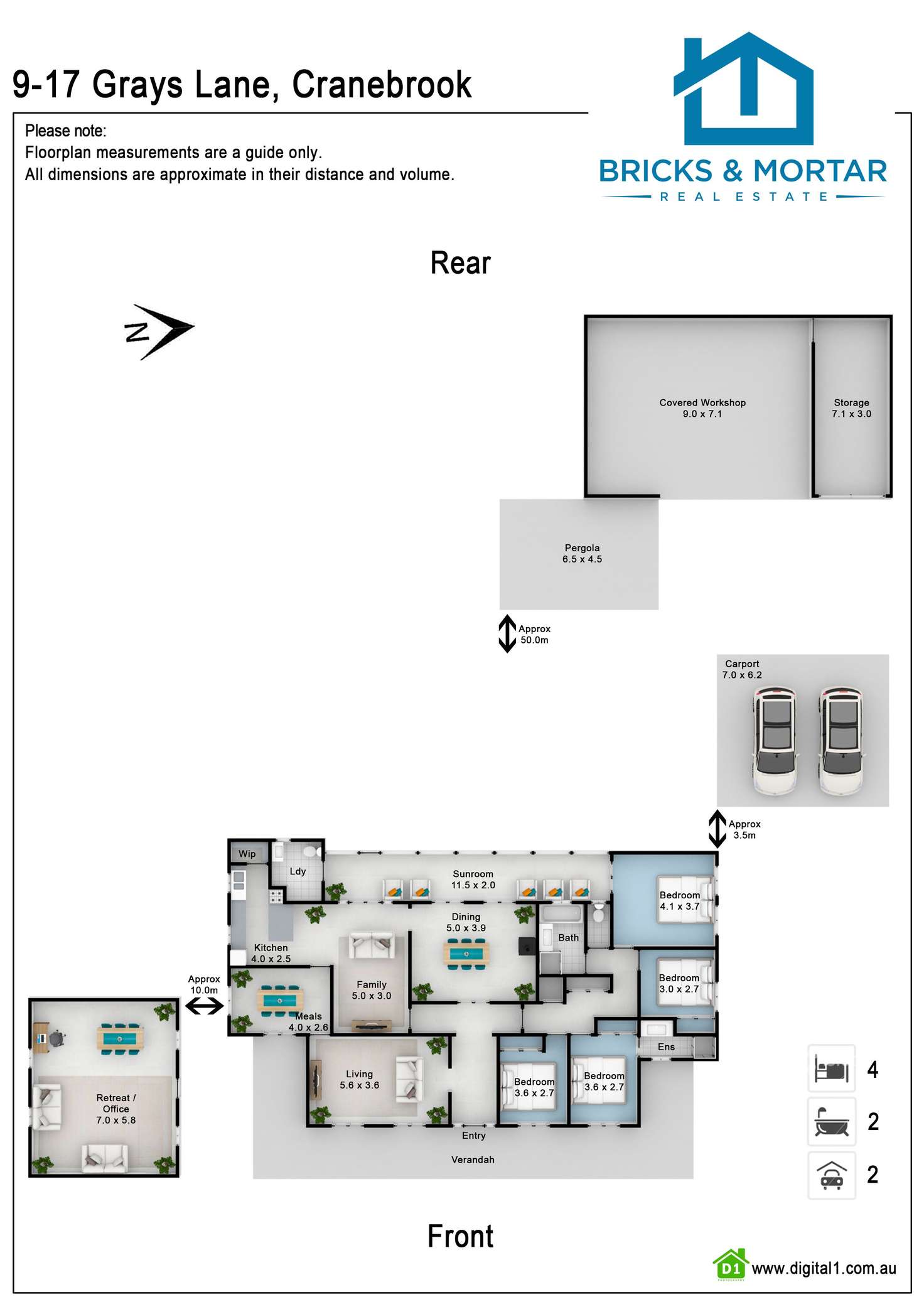 Floorplan of Homely house listing, 9-17A Grays Lane, Cranebrook NSW 2749