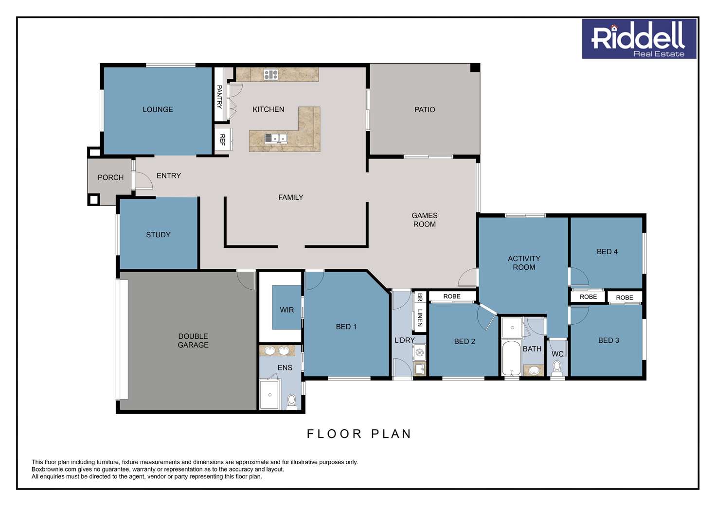 Floorplan of Homely house listing, 60 Grange Place, Moggill QLD 4070
