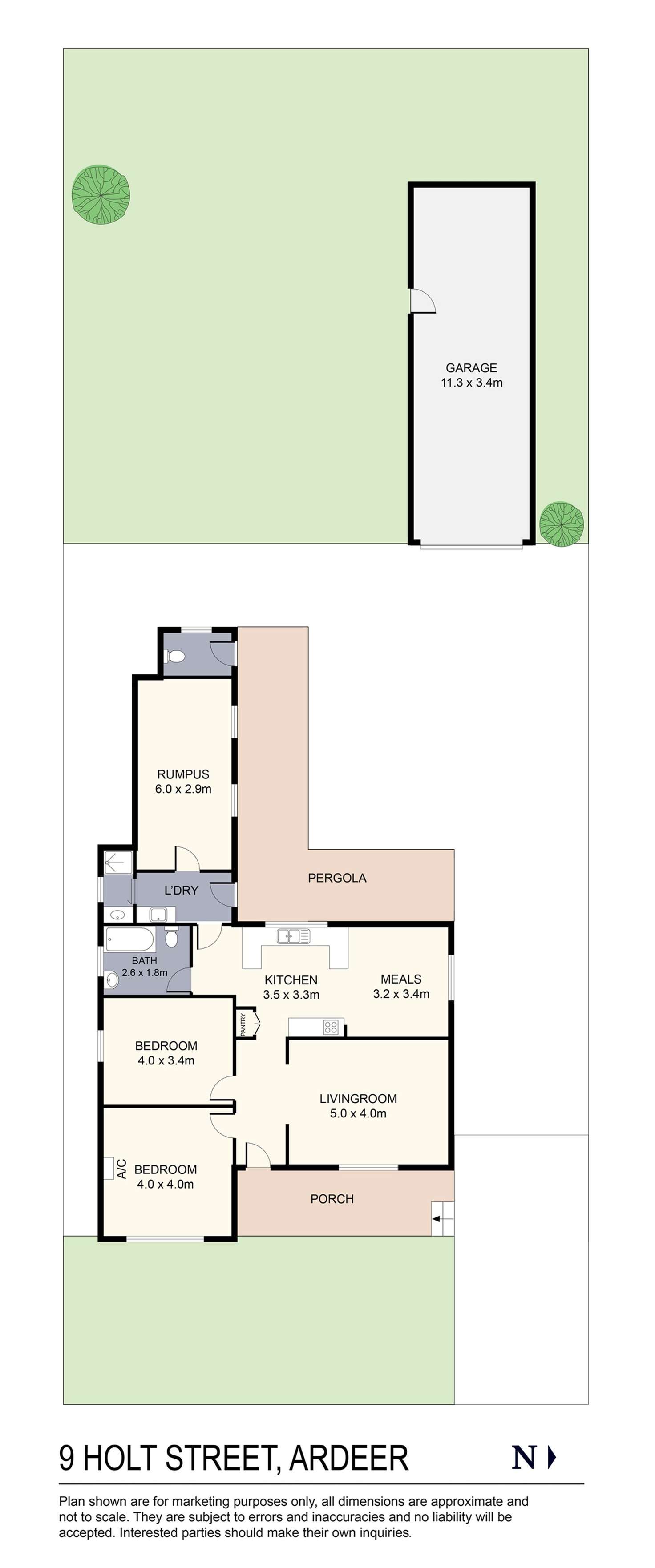 Floorplan of Homely house listing, 9 Holt Street, Ardeer VIC 3022