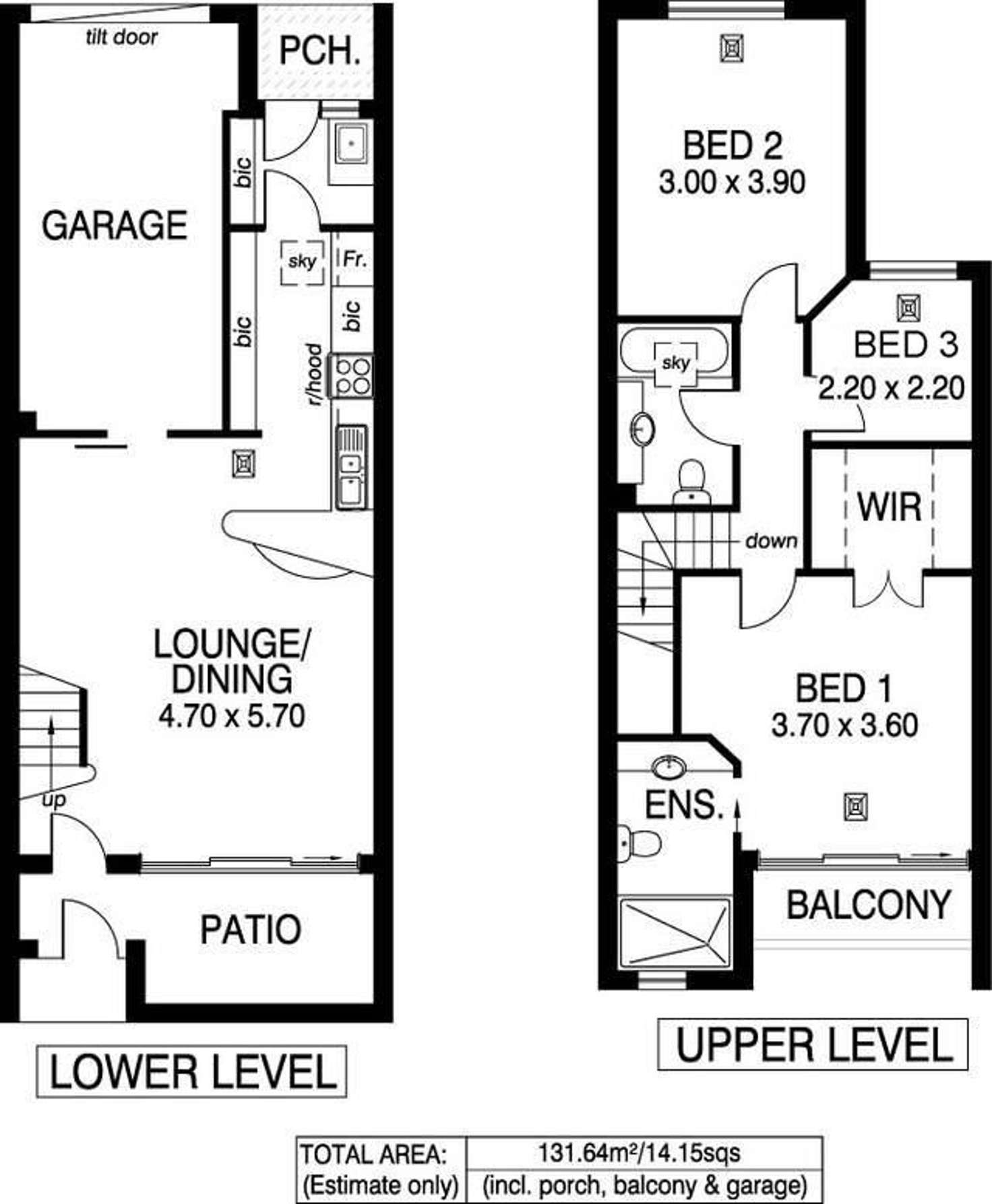 Floorplan of Homely townhouse listing, 24 Sturt Street, Adelaide SA 5000