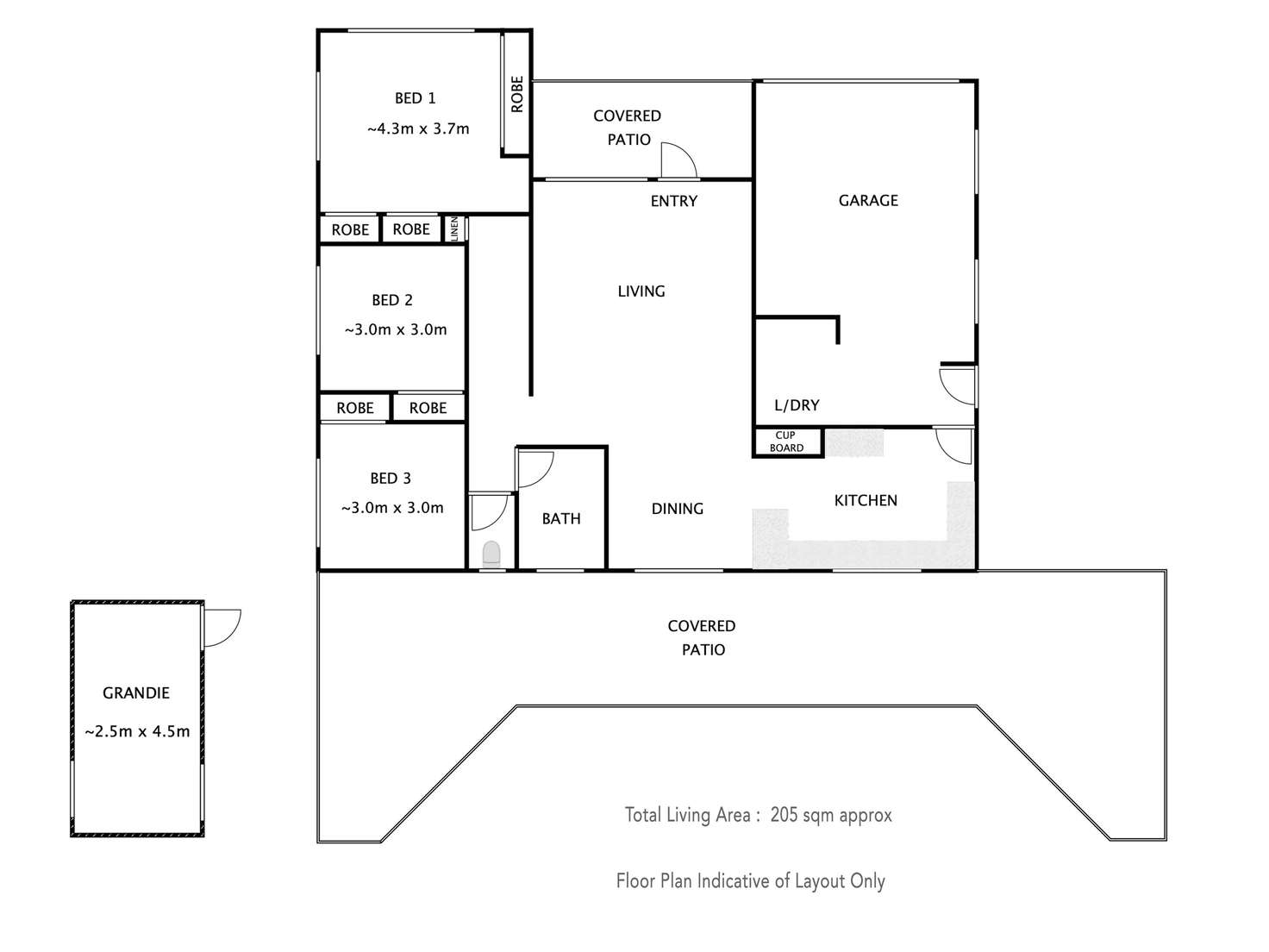 Floorplan of Homely house listing, 47 Caloma Street, Underwood QLD 4119