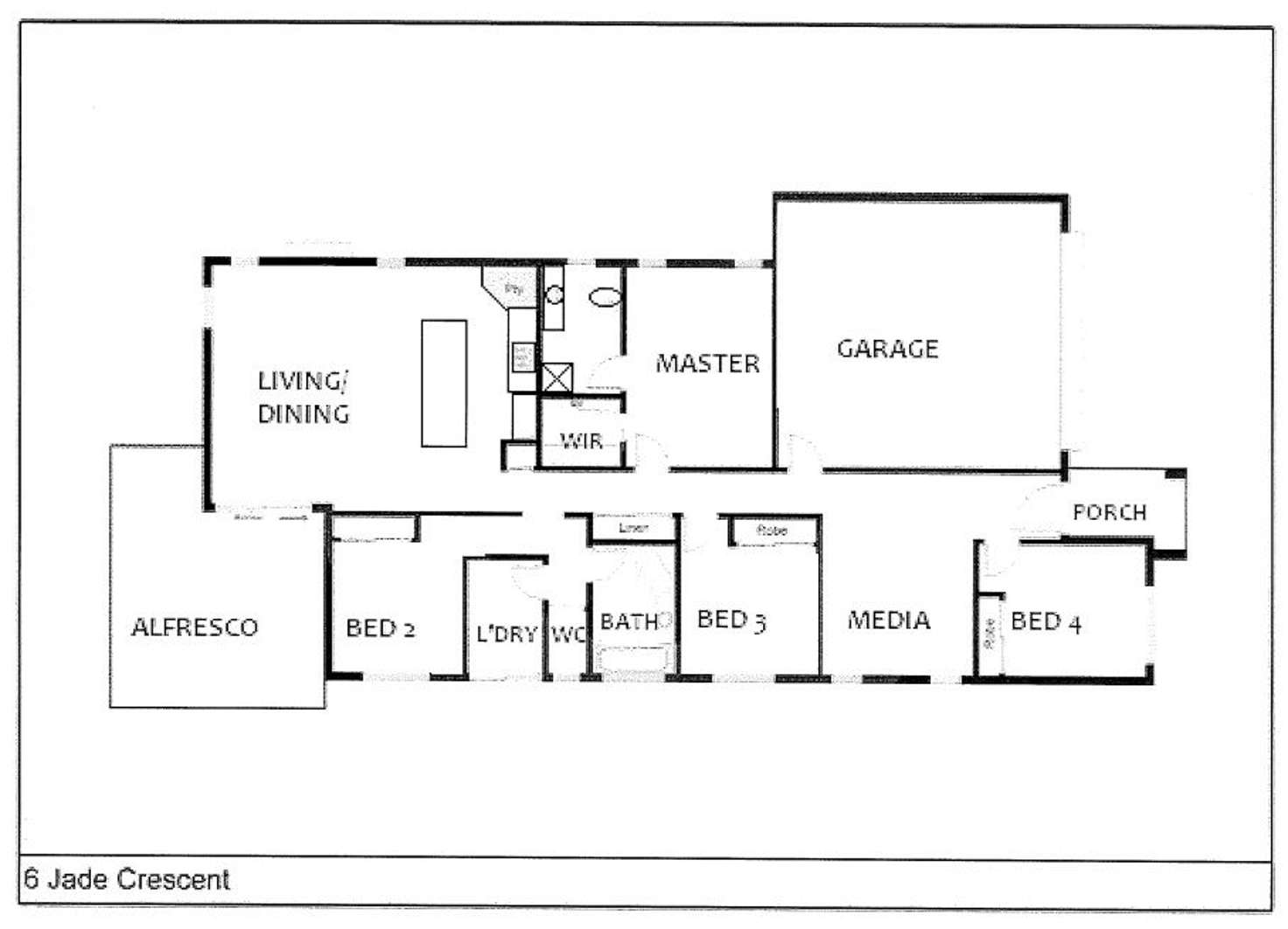 Floorplan of Homely house listing, 6 Jade Crescent, Caloundra West QLD 4551
