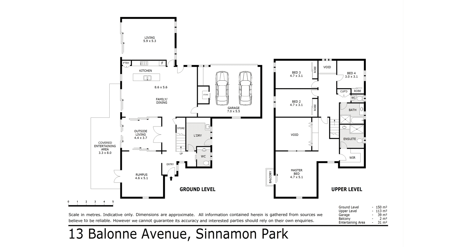 Floorplan of Homely house listing, 13 Balonne Ave, Sinnamon Park QLD 4073