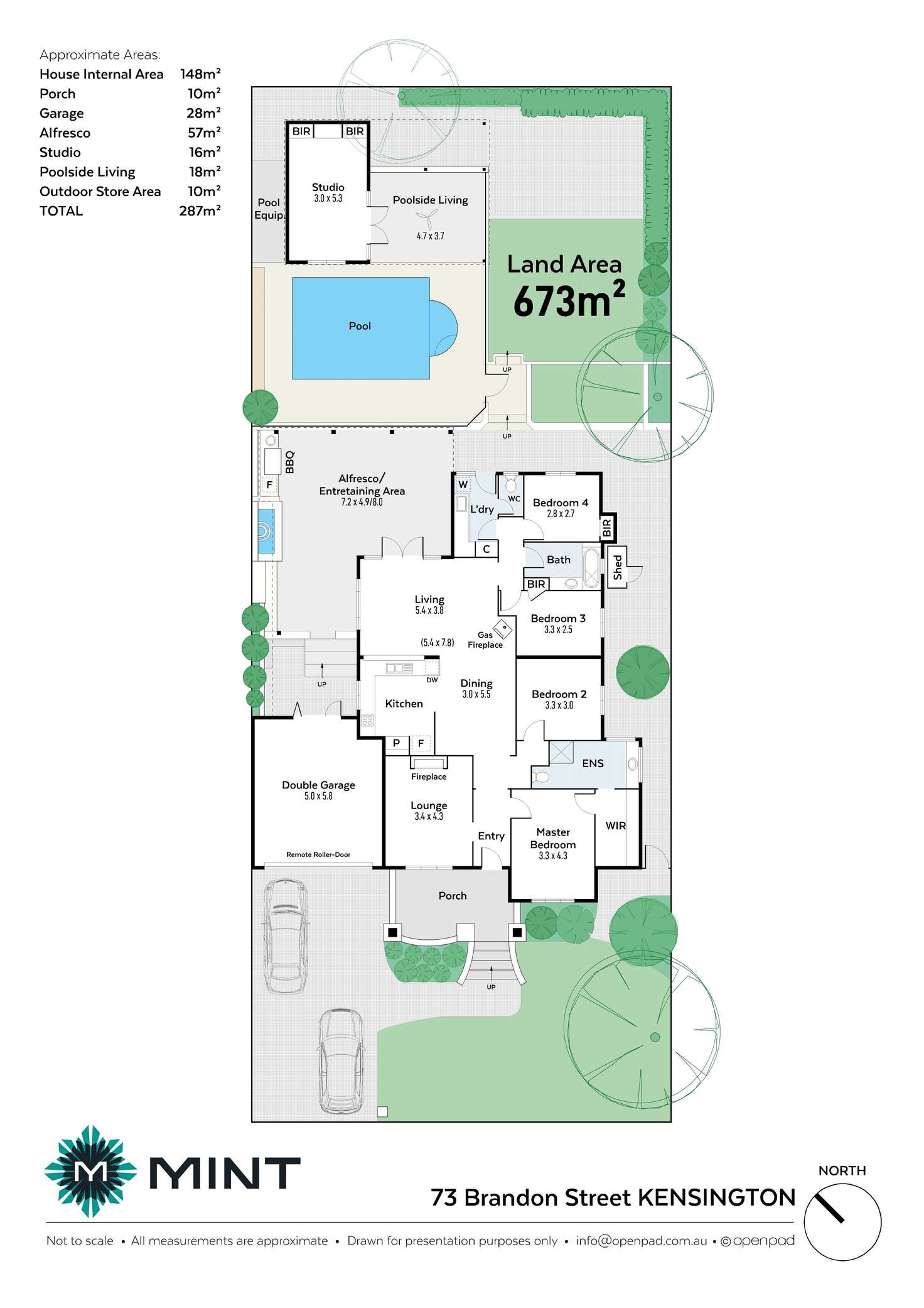 Floorplan of Homely house listing, 73 Brandon Street, Kensington WA 6151