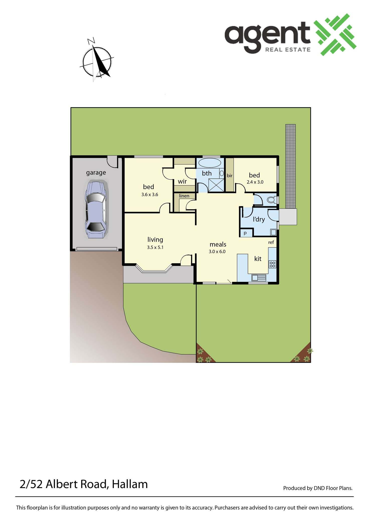 Floorplan of Homely unit listing, 2/52 Albert Road, Hallam VIC 3803