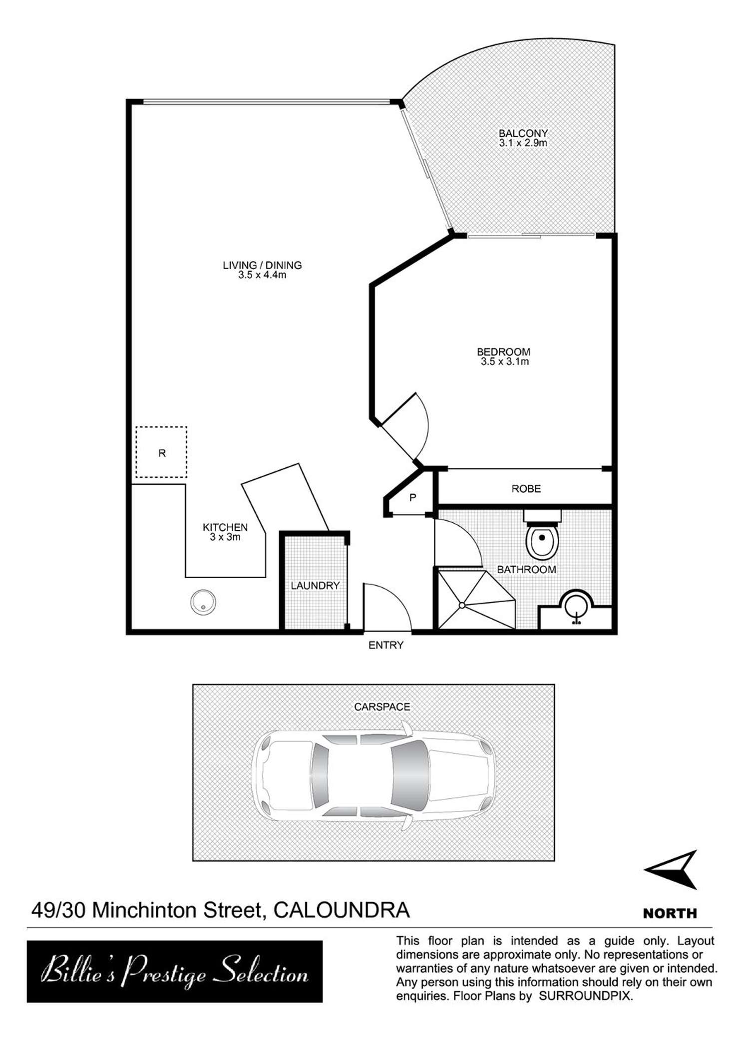 Floorplan of Homely unit listing, 49/30 Minchinton Street, Caloundra QLD 4551