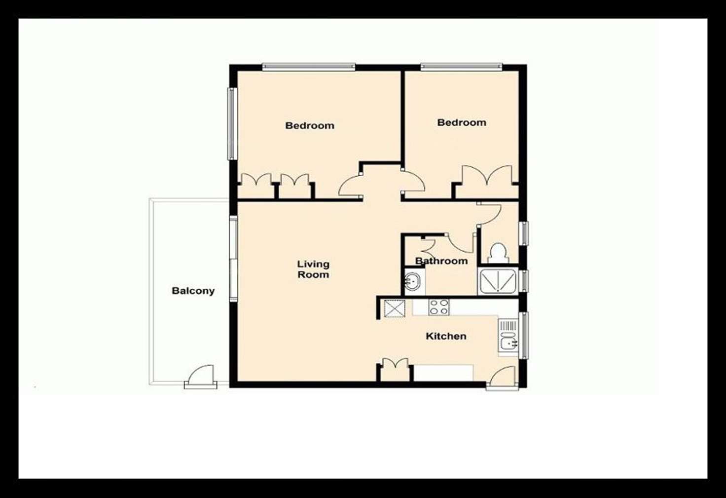 Floorplan of Homely unit listing, 4/23 Dora Street, Moorooka QLD 4105