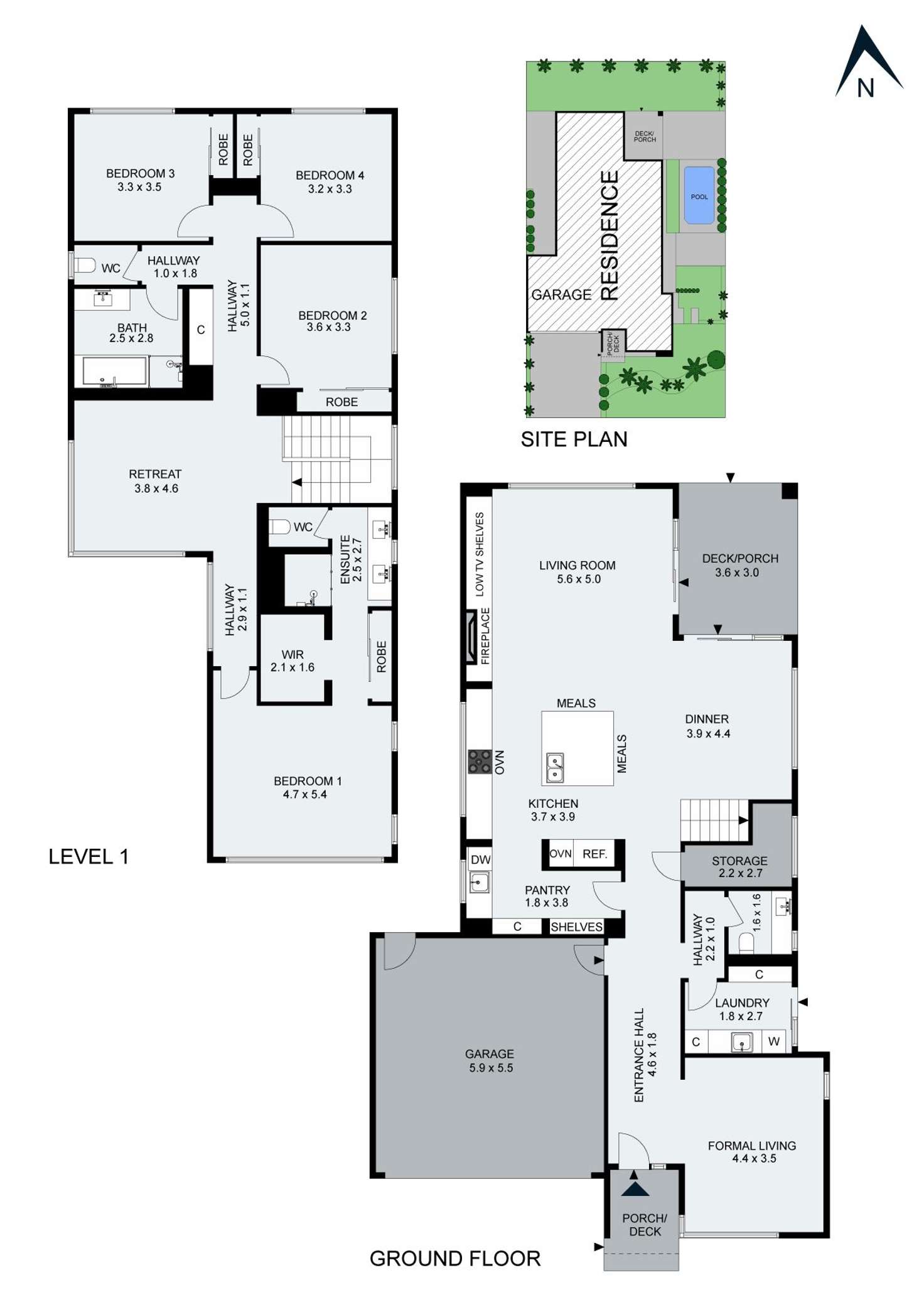 Floorplan of Homely house listing, 5 Mill Court, Sunshine North VIC 3020
