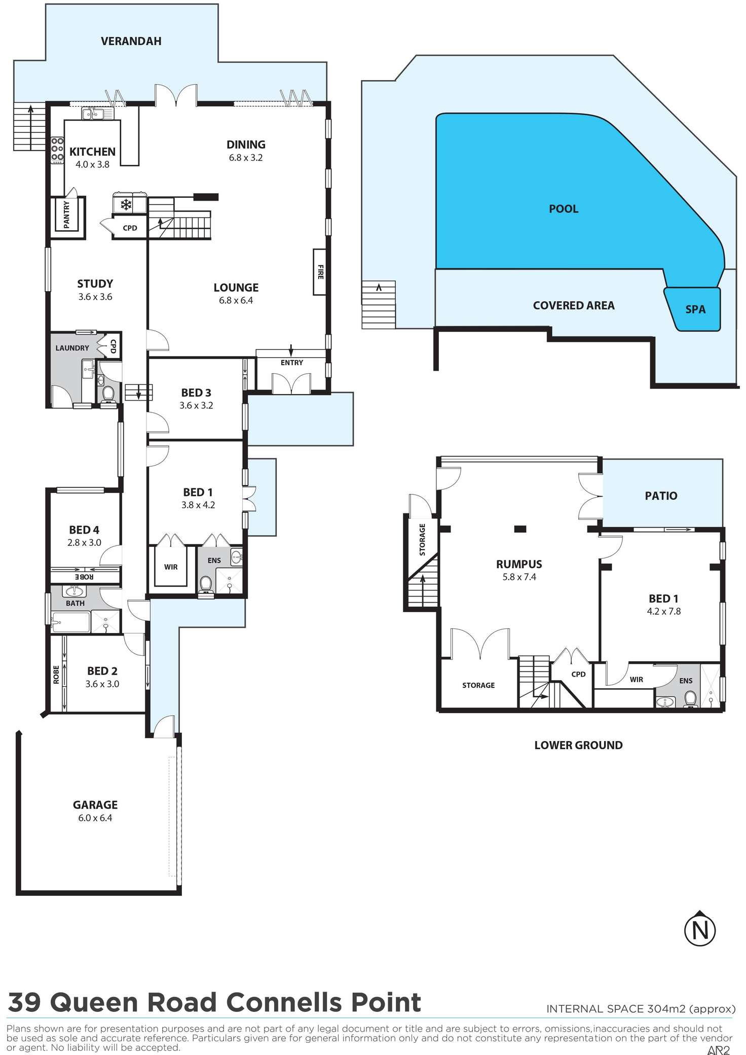 Floorplan of Homely house listing, 39 Queens Road, Connells Point NSW 2221
