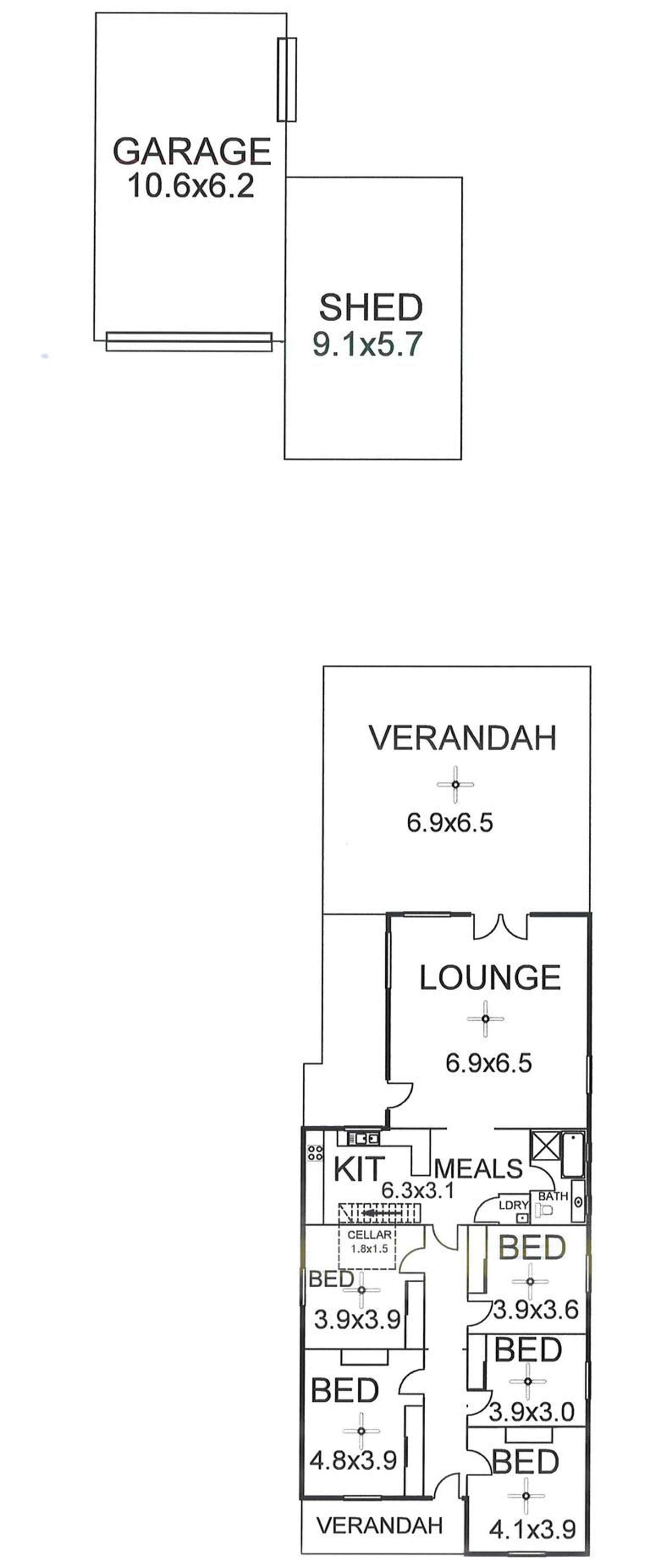 Floorplan of Homely house listing, 28 Mannum Rd, Murray Bridge SA 5253