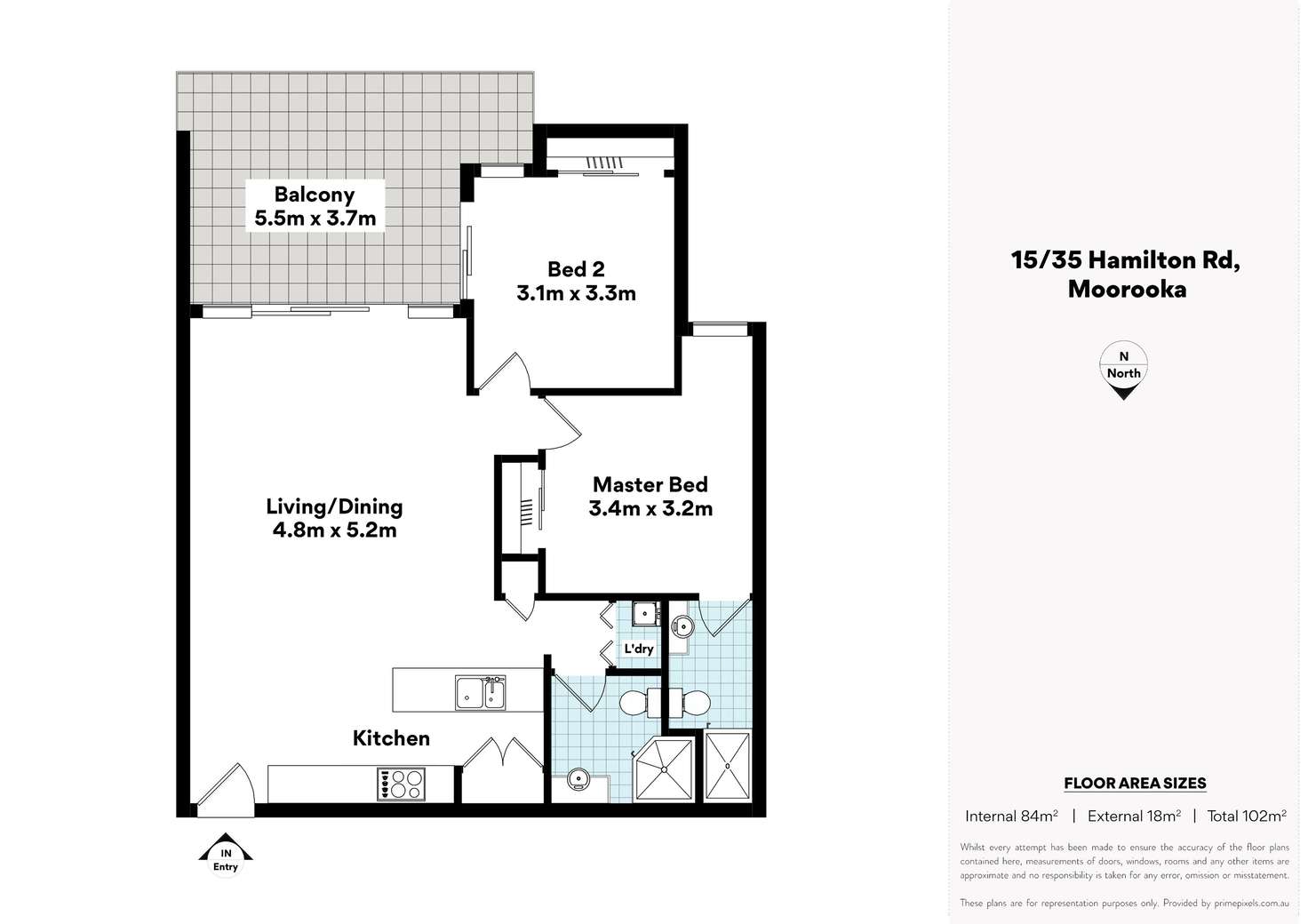 Floorplan of Homely unit listing, 15/35 Hamilton Road, Moorooka QLD 4105