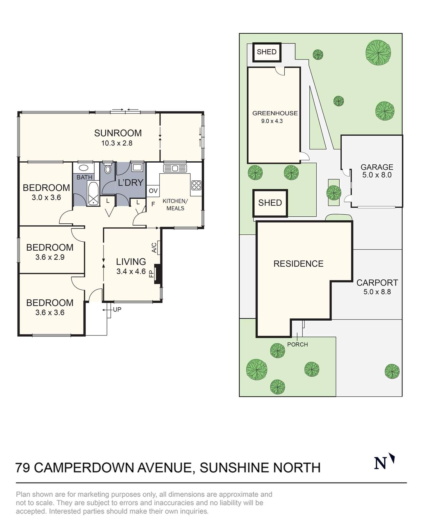 Floorplan of Homely house listing, 79 Camperdown Avenue, Sunshine North VIC 3020