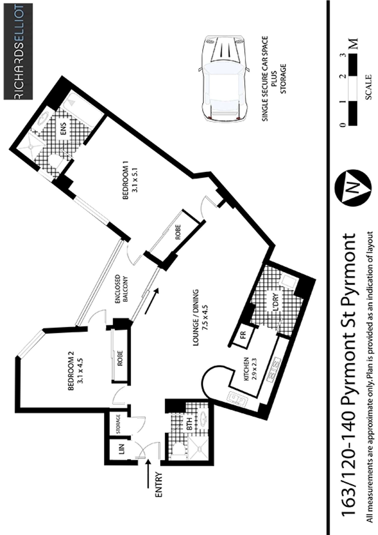 Floorplan of Homely apartment listing, Address available on request