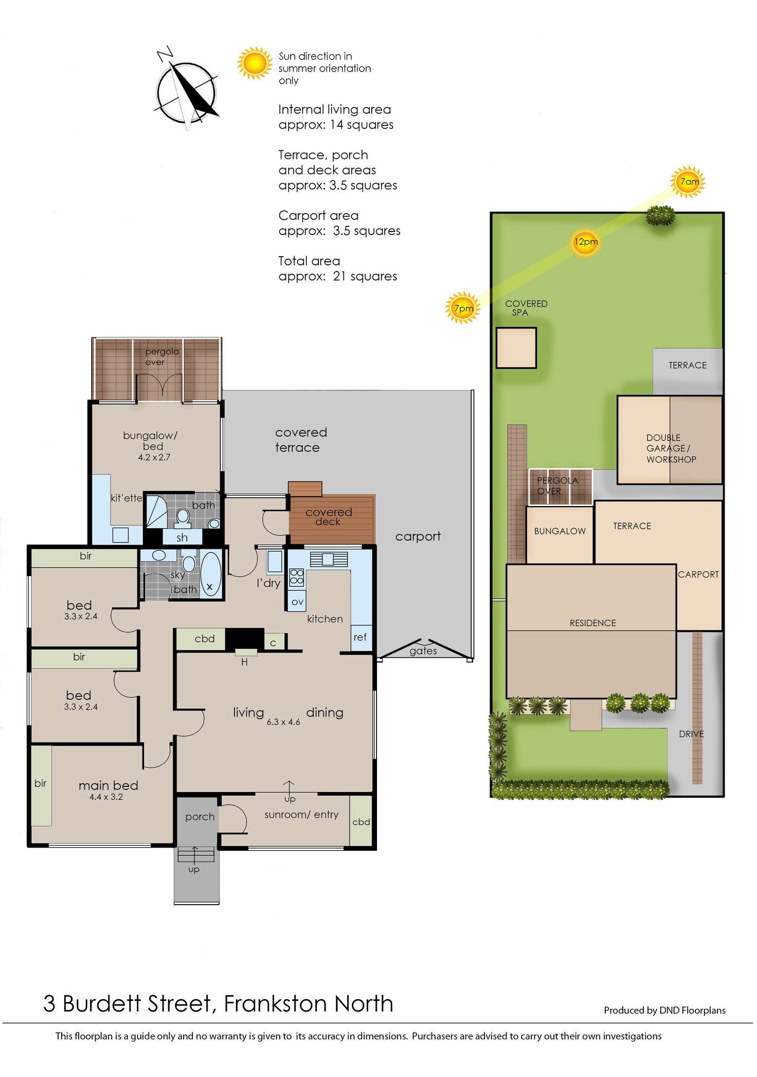 Floorplan of Homely house listing, 3 Burdett Street, Frankston North VIC 3200