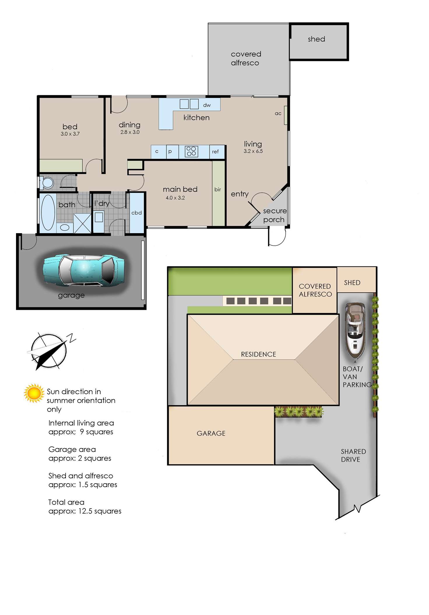 Floorplan of Homely unit listing, 67A Warrandyte Road, Langwarrin VIC 3910