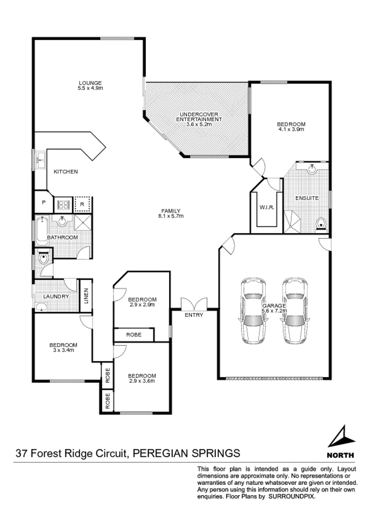 Floorplan of Homely house listing, 37 Forest Ridge Circuit, Peregian Springs QLD 4573