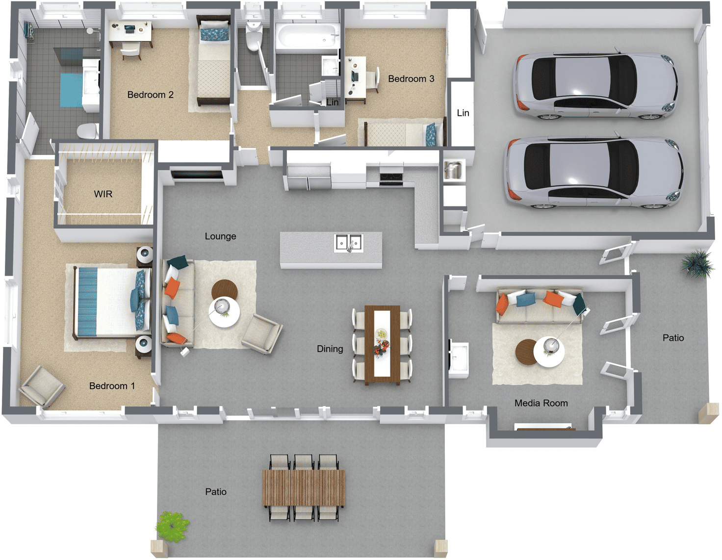 Floorplan of Homely house listing, 56 Landsborough Drive, Smithfield QLD 4878