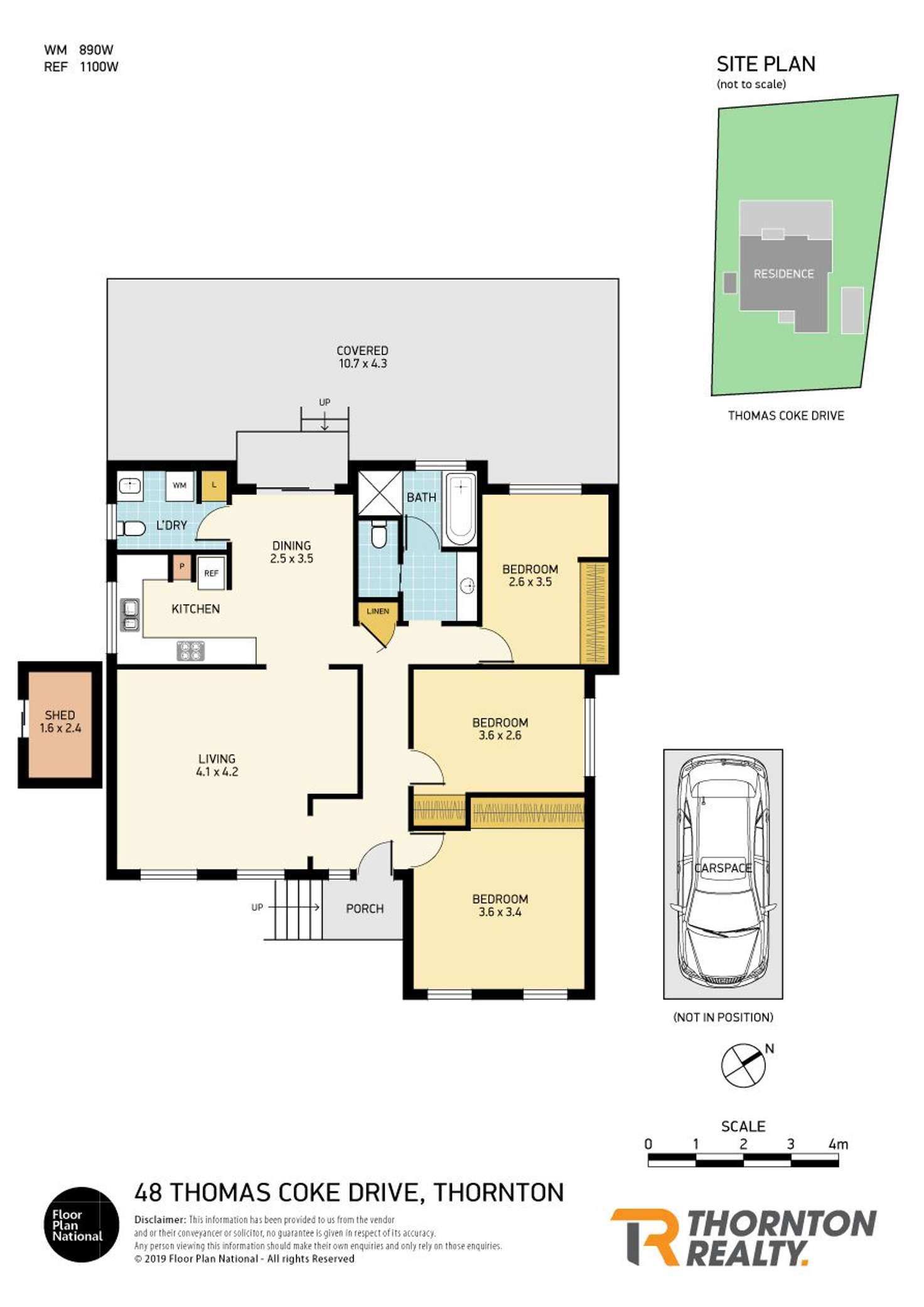 Floorplan of Homely house listing, 48 Thomas Coke Drive, Thornton NSW 2322