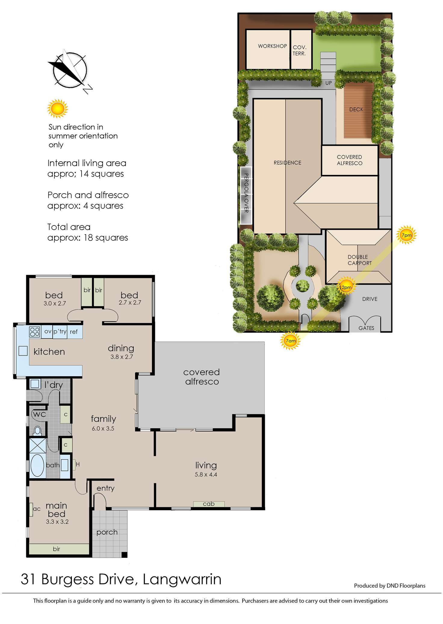Floorplan of Homely house listing, 31 Burgess Drive, Langwarrin VIC 3910