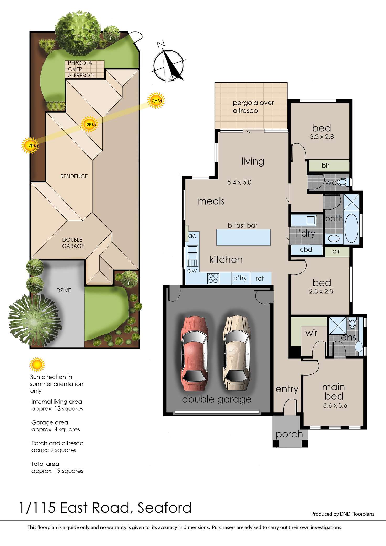 Floorplan of Homely unit listing, 1/115 East Road, Seaford VIC 3198
