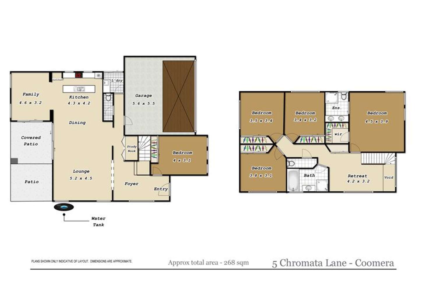 Floorplan of Homely house listing, 5 Chromata Lane, Coomera QLD 4209