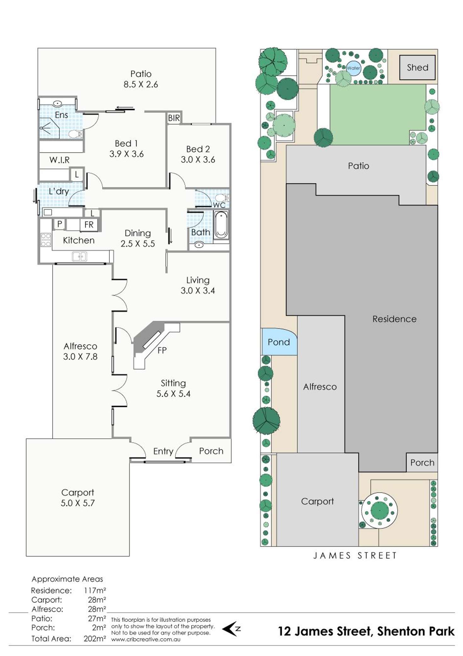 Floorplan of Homely house listing, 12 James Street, Shenton Park WA 6008