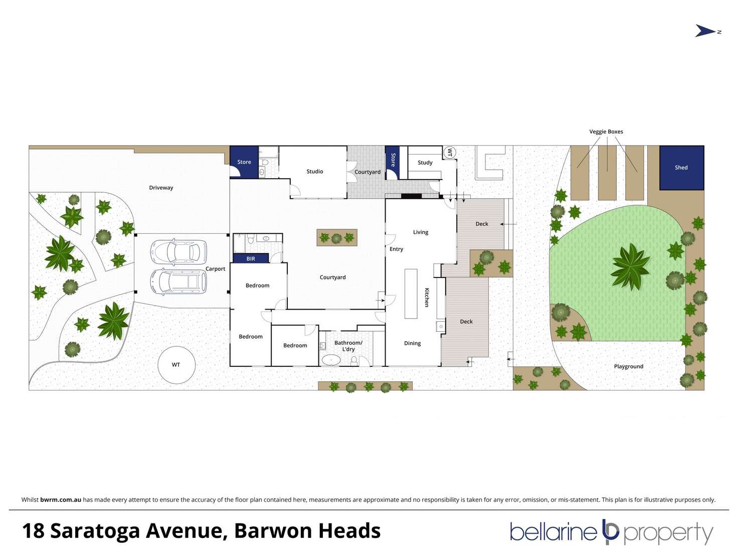 Floorplan of Homely house listing, 18 Saratoga Avenue, Barwon Heads VIC 3227