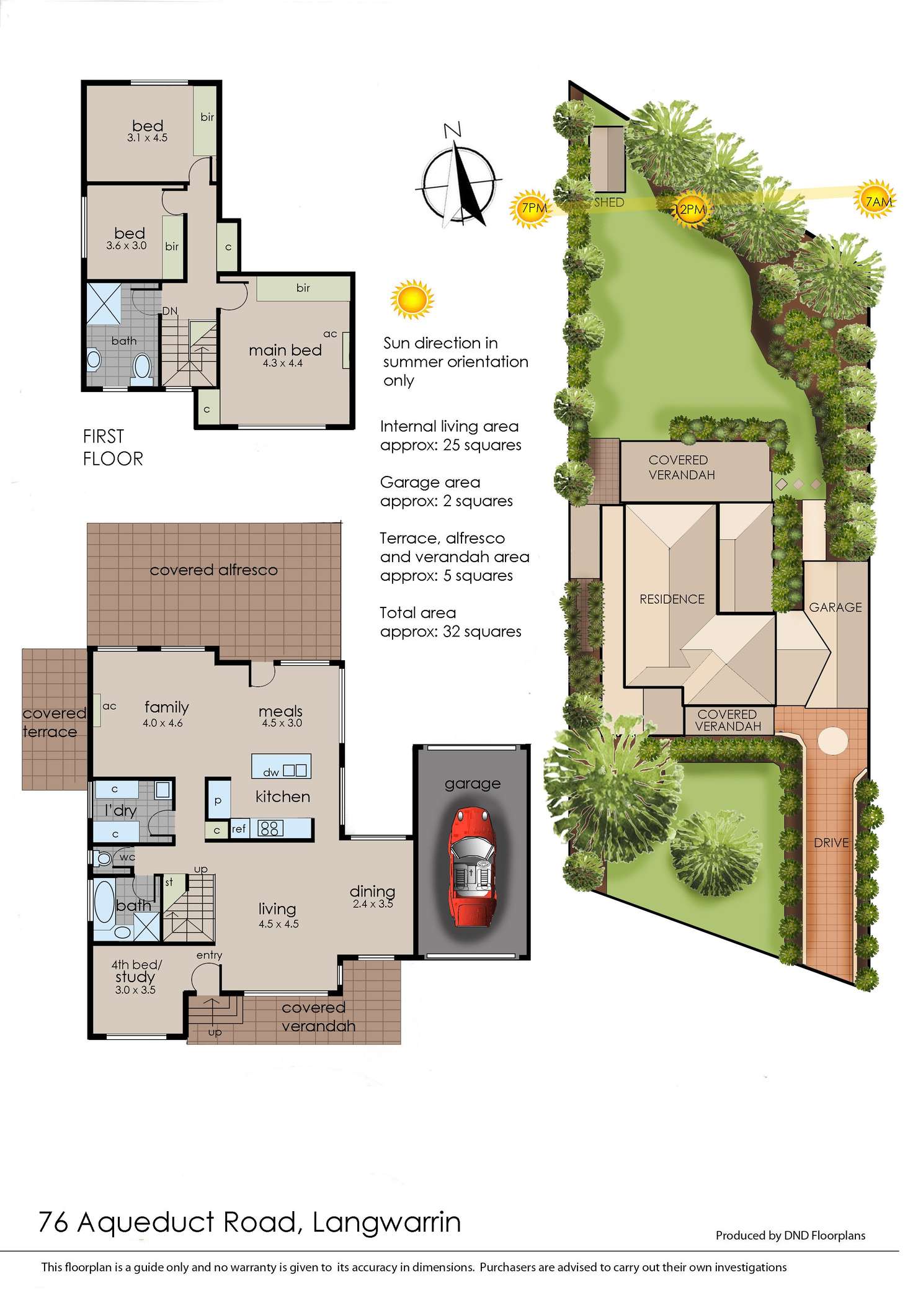 Floorplan of Homely house listing, 76 Aqueduct Road, Langwarrin VIC 3910