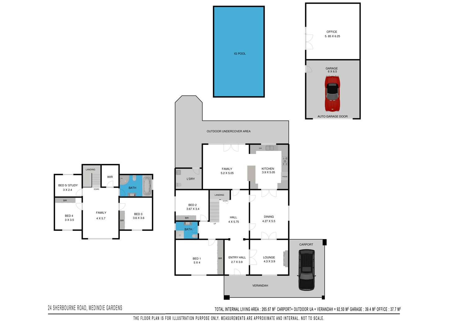 Floorplan of Homely house listing, 24 Sherbourne Road, Medindie Gardens SA 5081