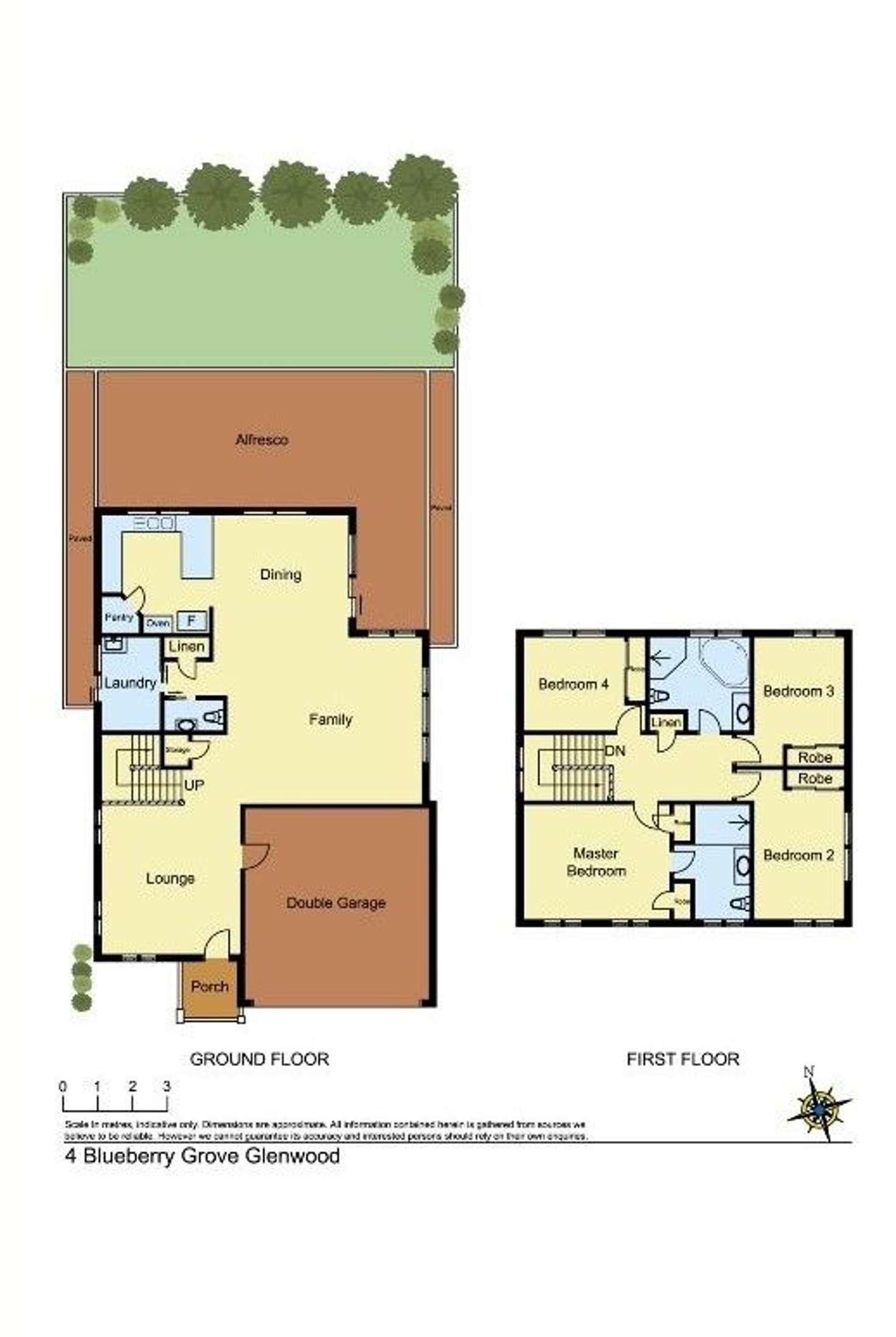 Floorplan of Homely house listing, 4 Blueberry Grove, Glenwood NSW 2768