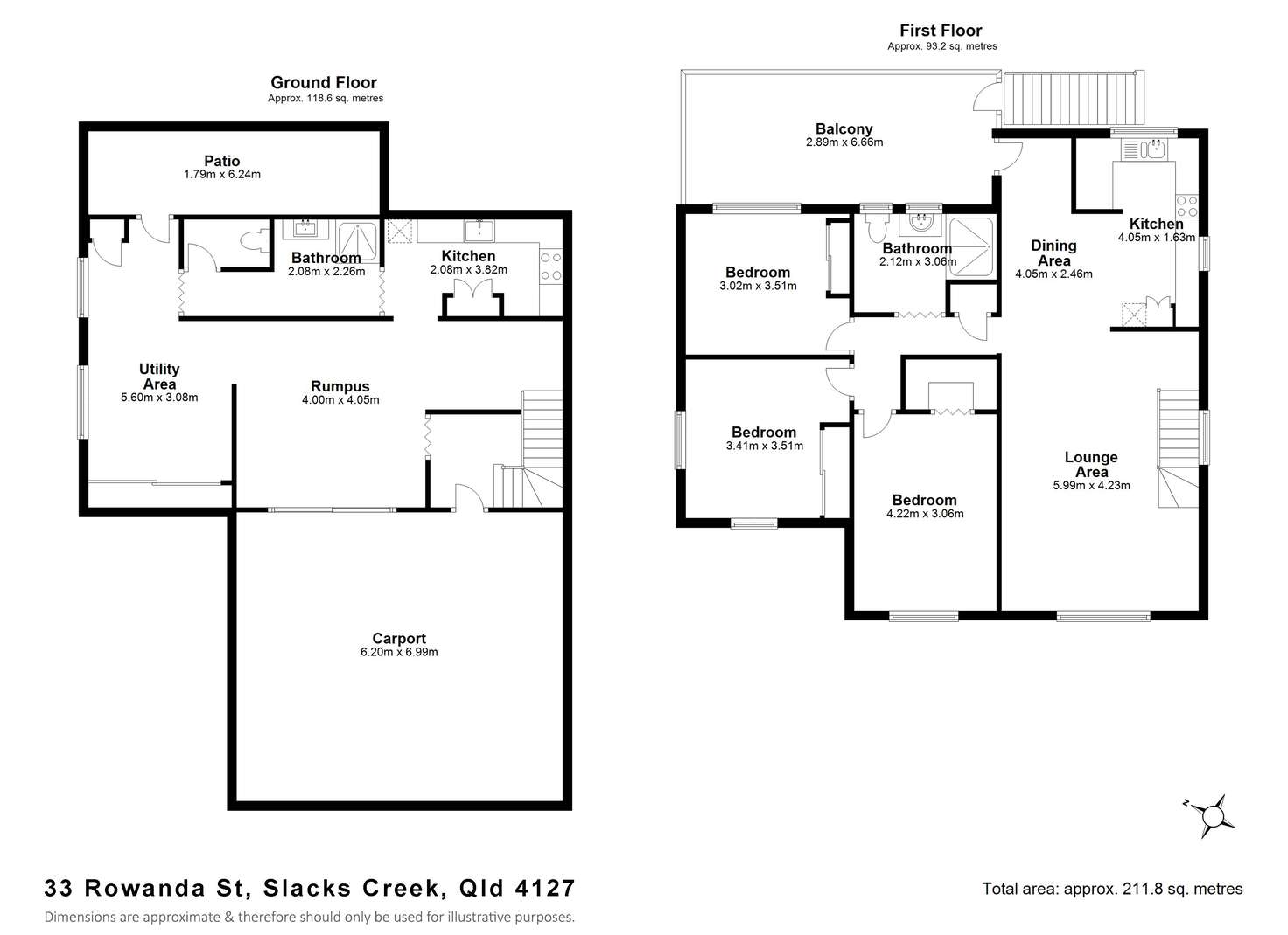 Floorplan of Homely house listing, 33 Rowanda Street, Slacks Creek QLD 4127