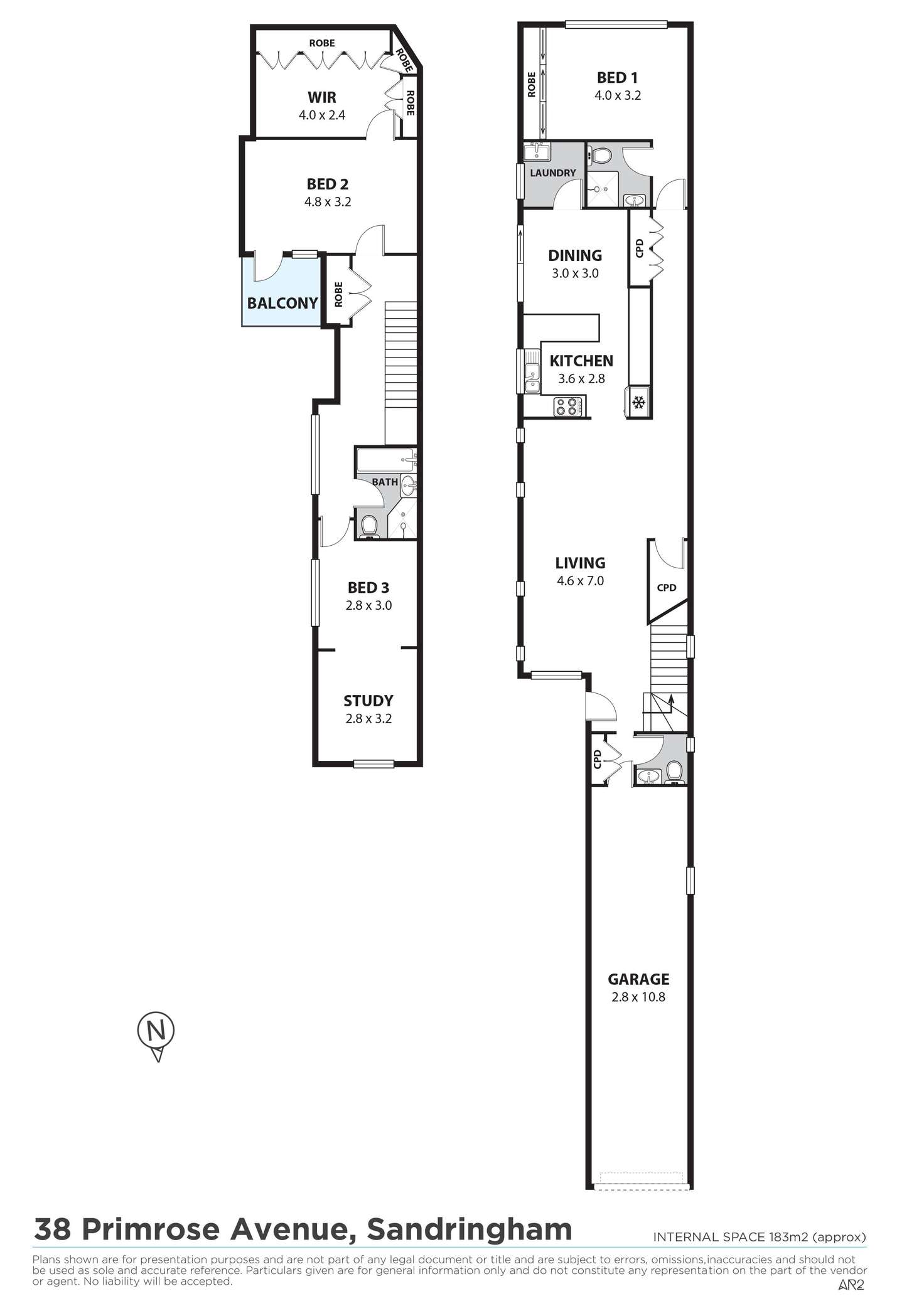 Floorplan of Homely house listing, 38 Primrose Ave, Sandringham NSW 2219