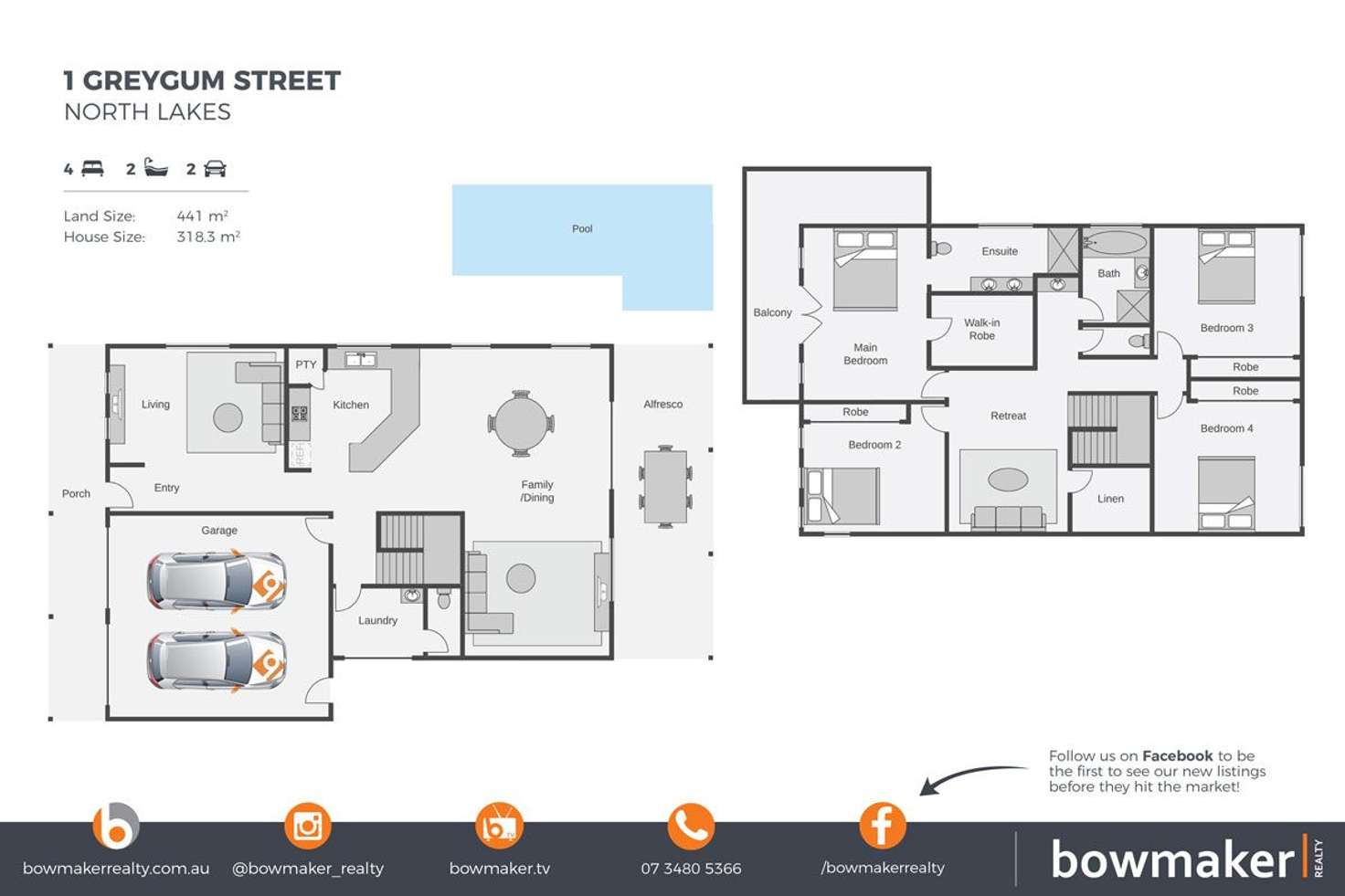 Floorplan of Homely house listing, 1 Greygum Street, North Lakes QLD 4509